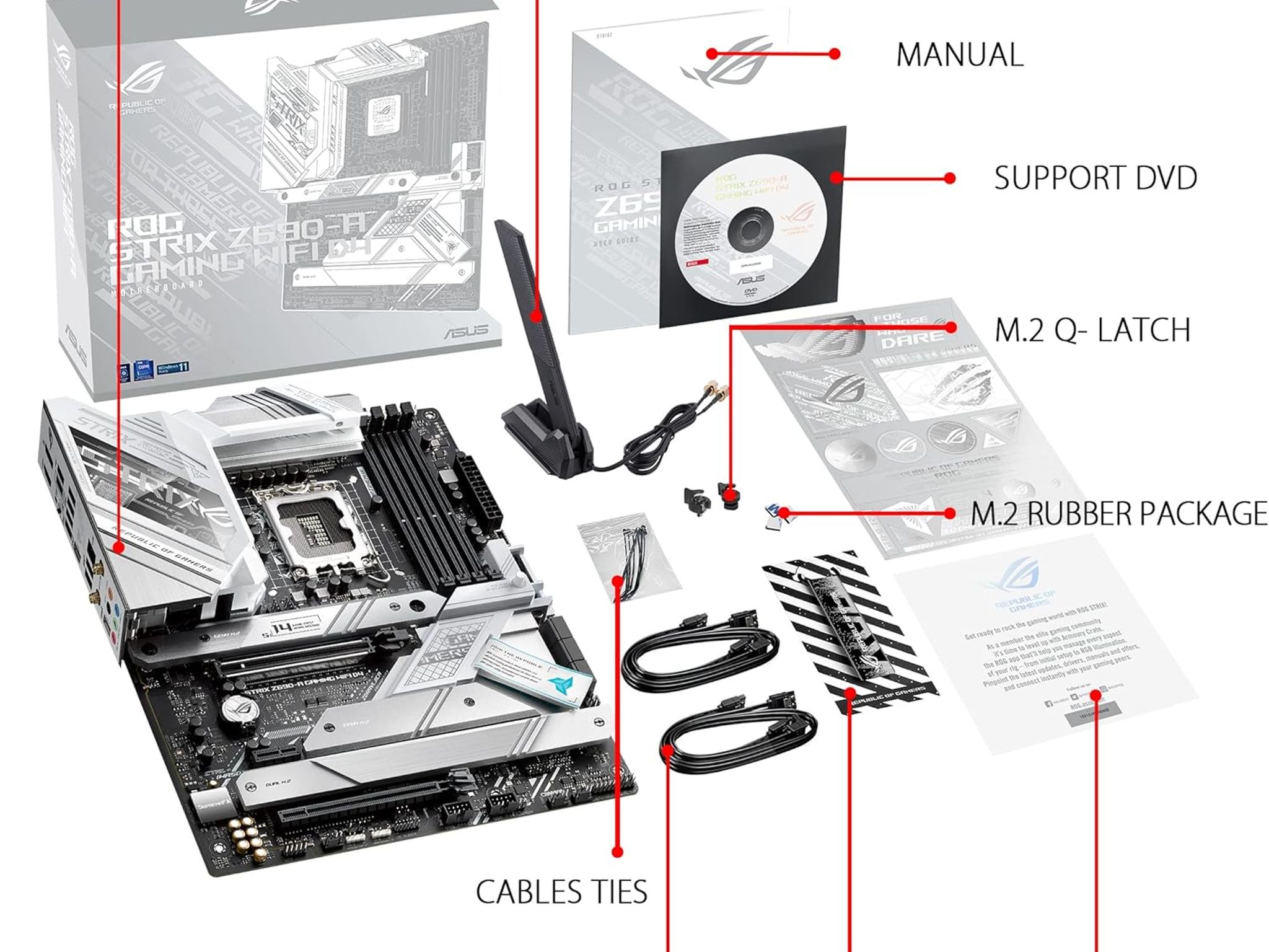 ASUS ROG STRIX Z690-A GAMING WIFI DDR4 LGA1700 Motherboard