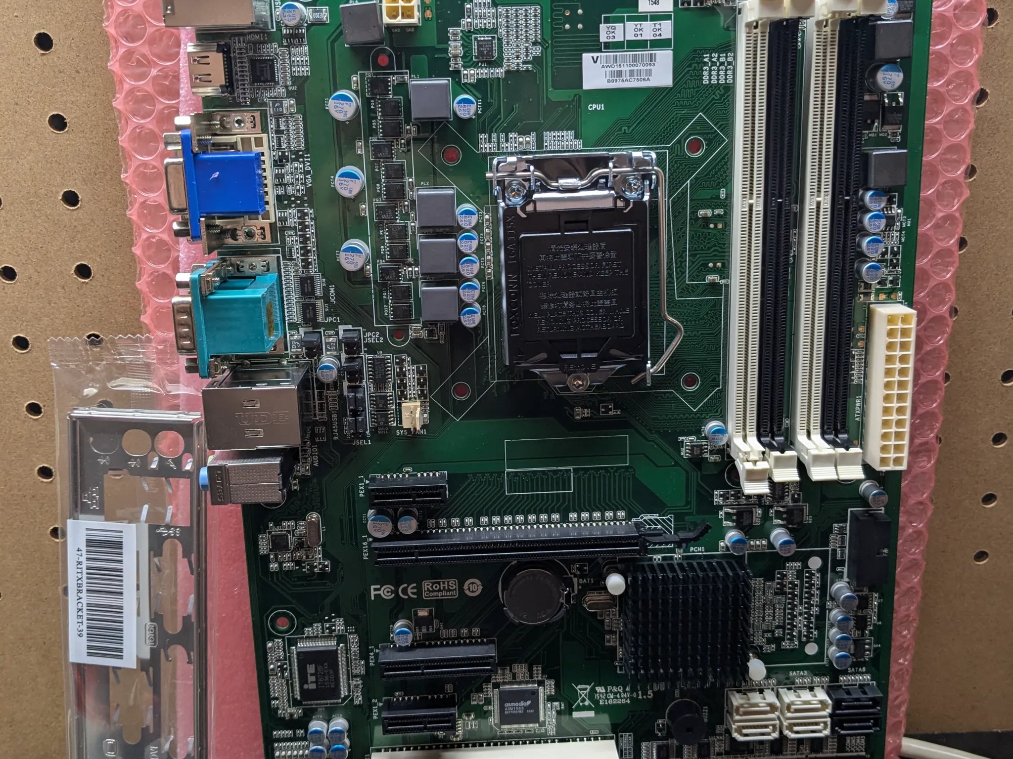 NEW OLD STOCK | Biostar LGA 1150 Motherboard | BIB85AHA Industrial motherboard