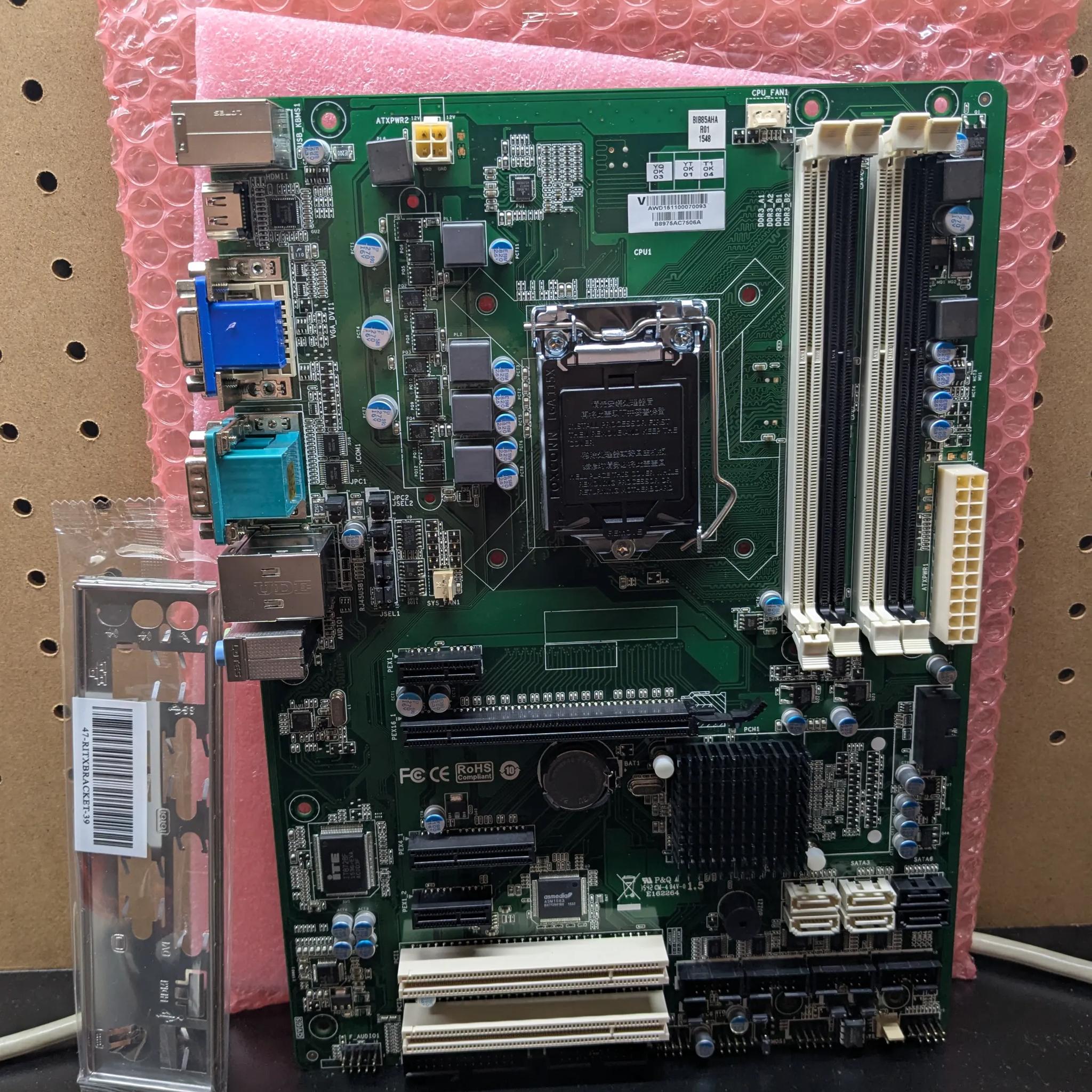 NEW OLD STOCK | Biostar LGA 1150 Motherboard | BIB85AHA Industrial motherboard