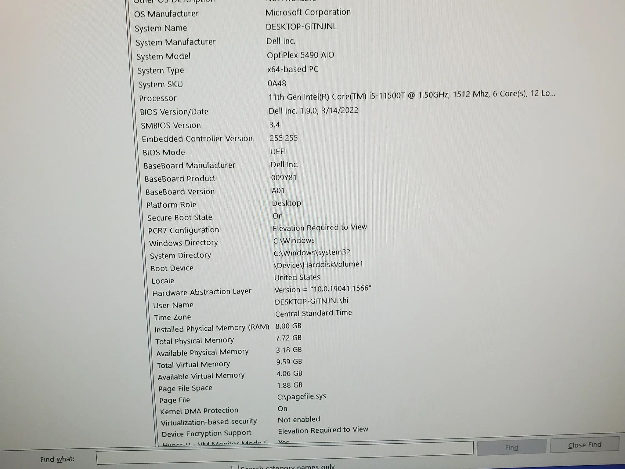 Dell Optiplex 5490 Aio All in One Computer Pc