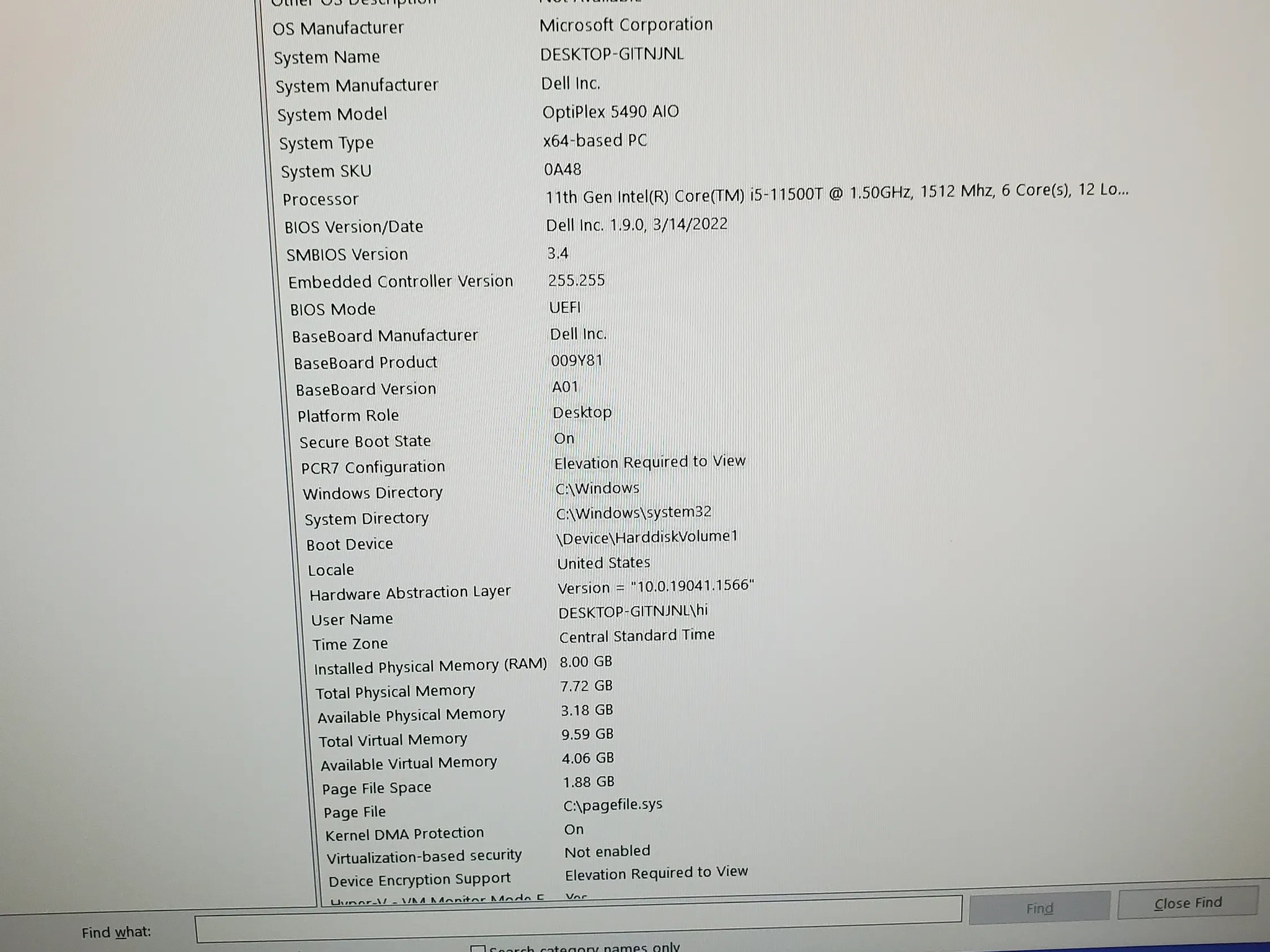 Dell Optiplex 5490 Aio All in One Computer Pc