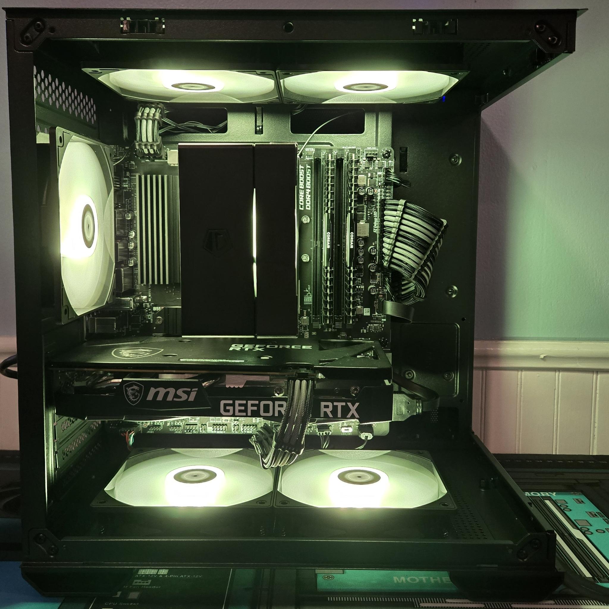 Dark Gunmetal Player 1 1080p Gaming PC |Ryzen 5 5600|RTX 3060 12GB|16GB DDR4|1TB NVME|Win 11|Wifi/BT