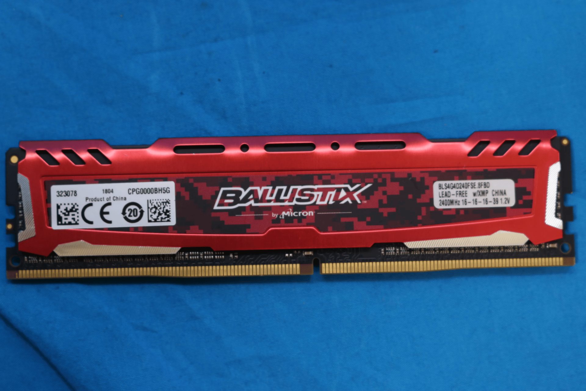 Crucial Ballistix 8GB (2x4GB) DDR4 2400MHz CL16 1.2V BLS4G4D240FSE.8FBD