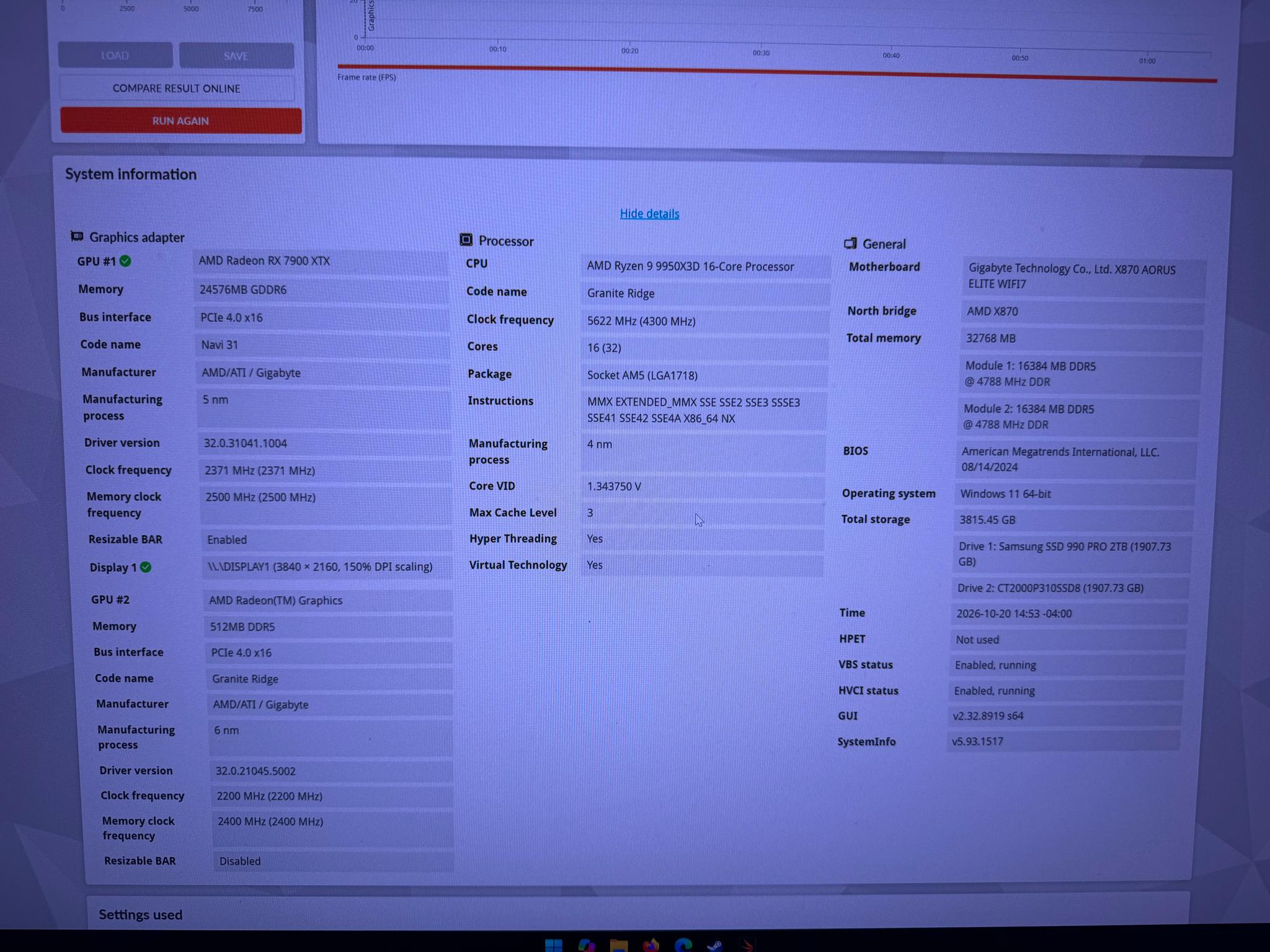 High-End Custom Gaming PC | Ryzen 9 9950X3D | RX 7900 XTX | Excellent Condition