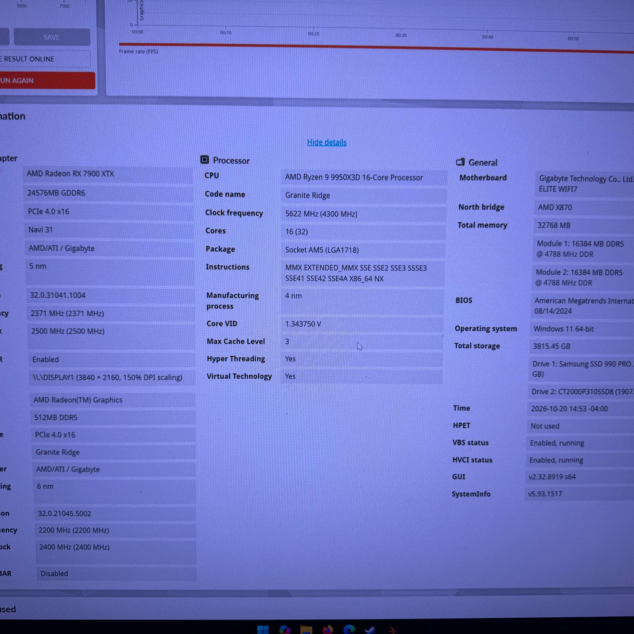 Custom built gaming pc ft. Ryzen 9 9950x3d