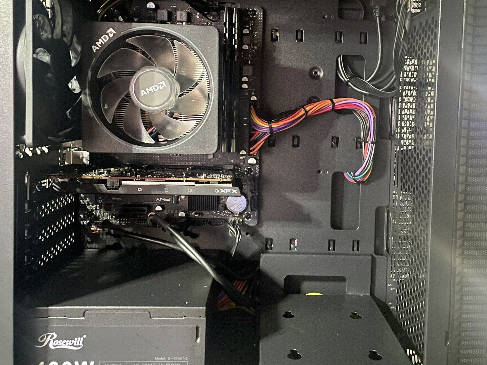 1080p Fortnite Minecraft Overwatch Gaming PC AMD Ryzen 5 5600 Radeon 6400