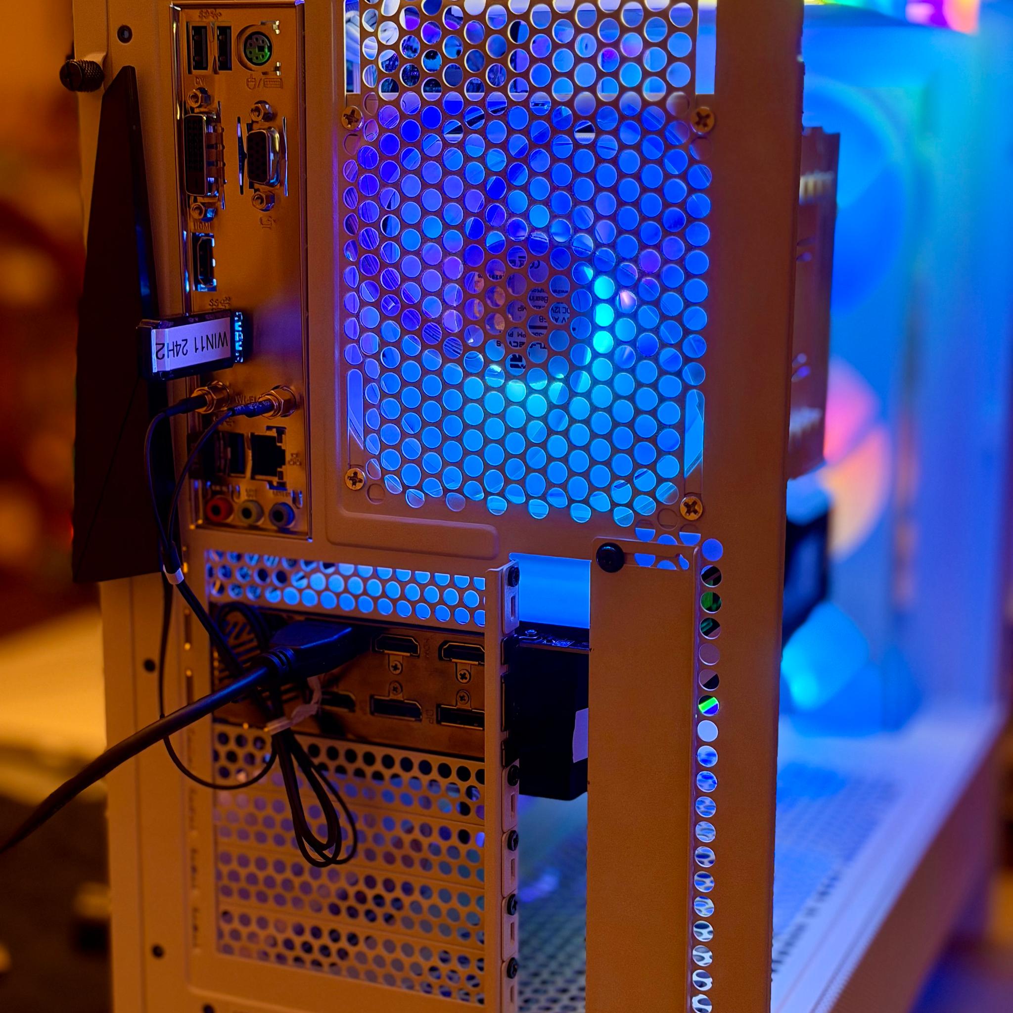 Gaming PC: Ryzen 5, RTX 3070, 1TB, 32GB, B550M, WiFi 6, NZXT H5 Flow RGB, White Build