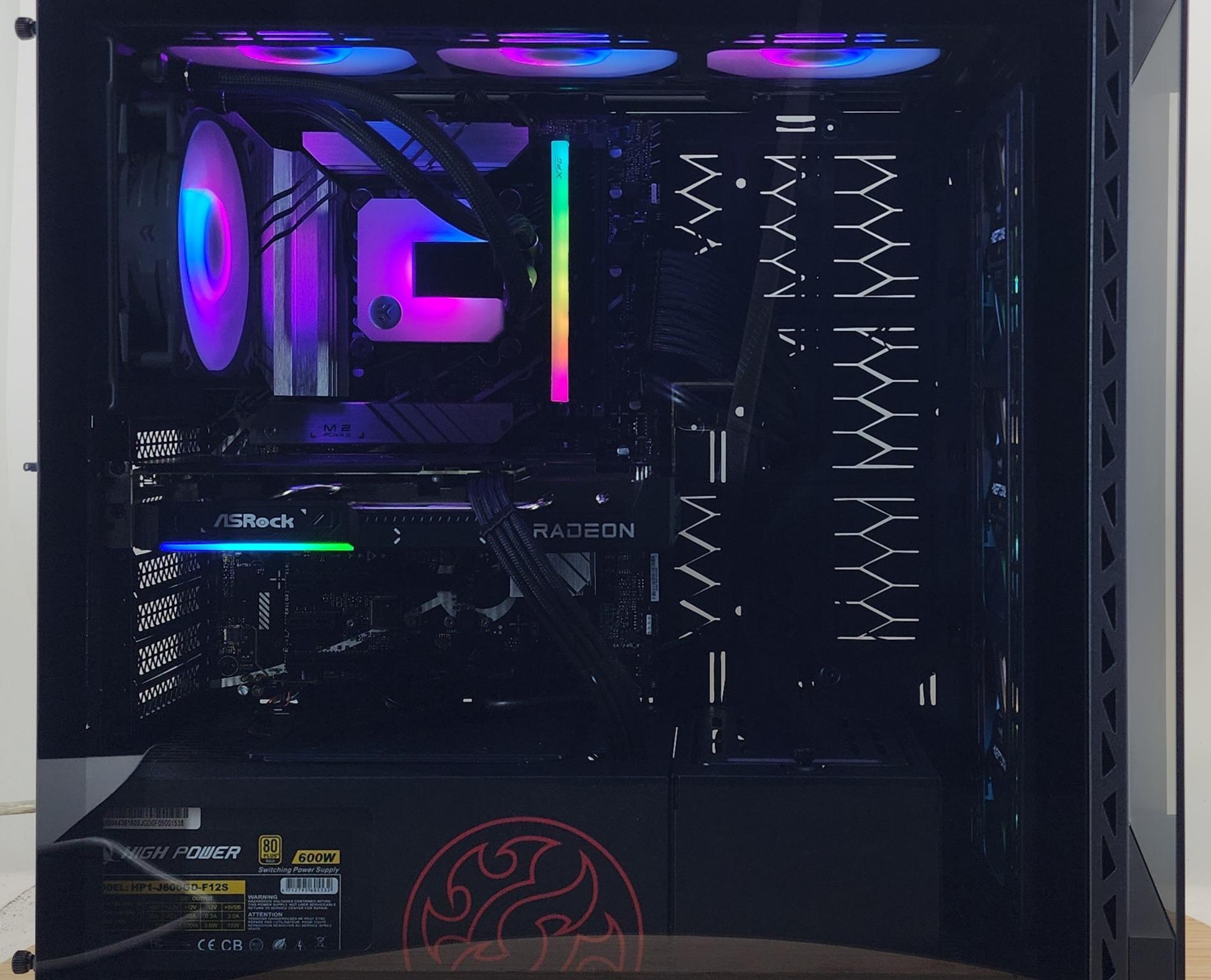 Gaming PC i5-13400F 16GB RAM 500GB SSD RX 9060 8GB Windows 11 Computer
