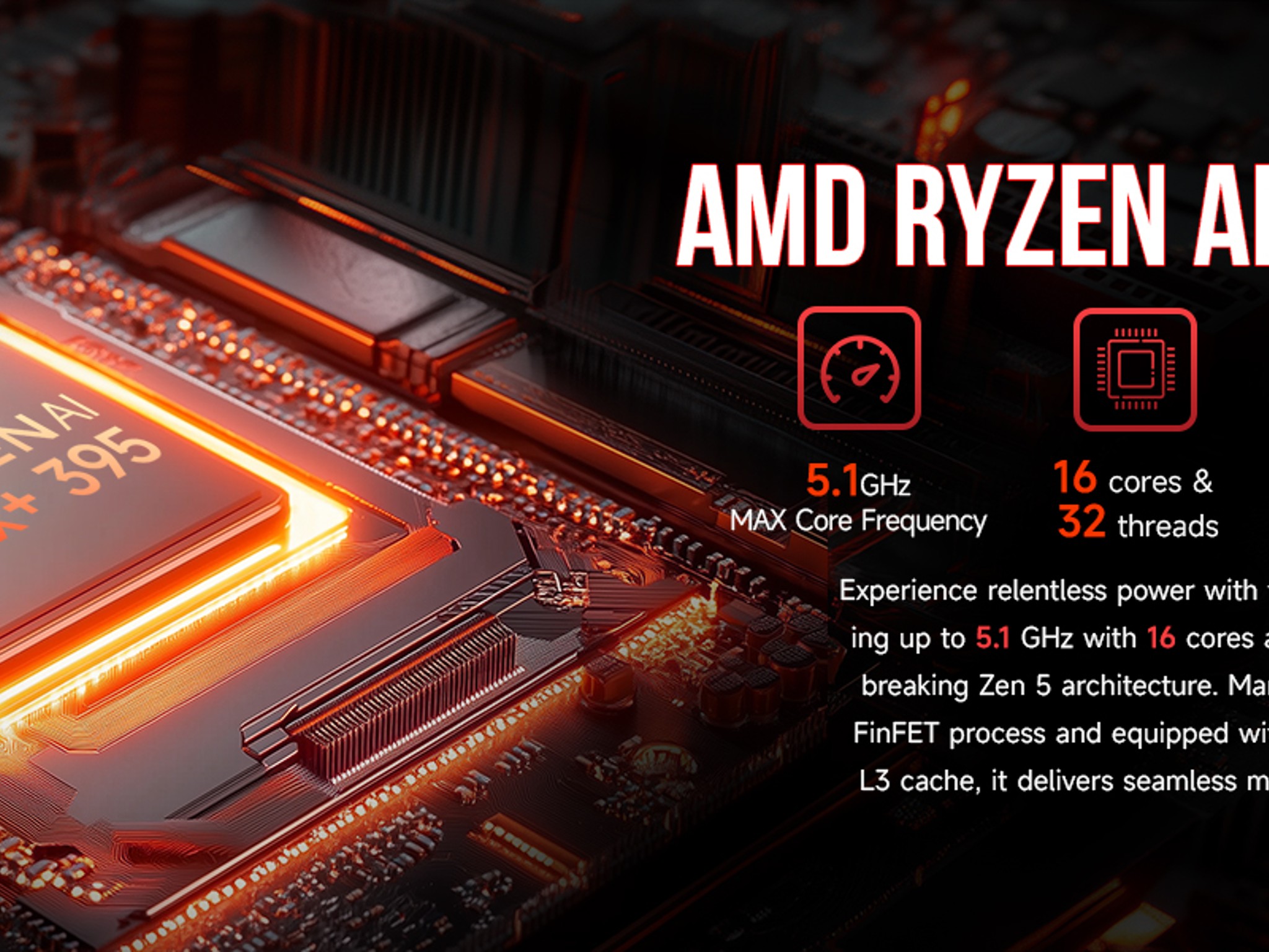 GMKtec EVO-X2 AI Mini PC - AMD Ryzen Al Max+ 395 - 64GB LPDDR5X 8000MHz - 1TB PCIe 4.0 SSD
