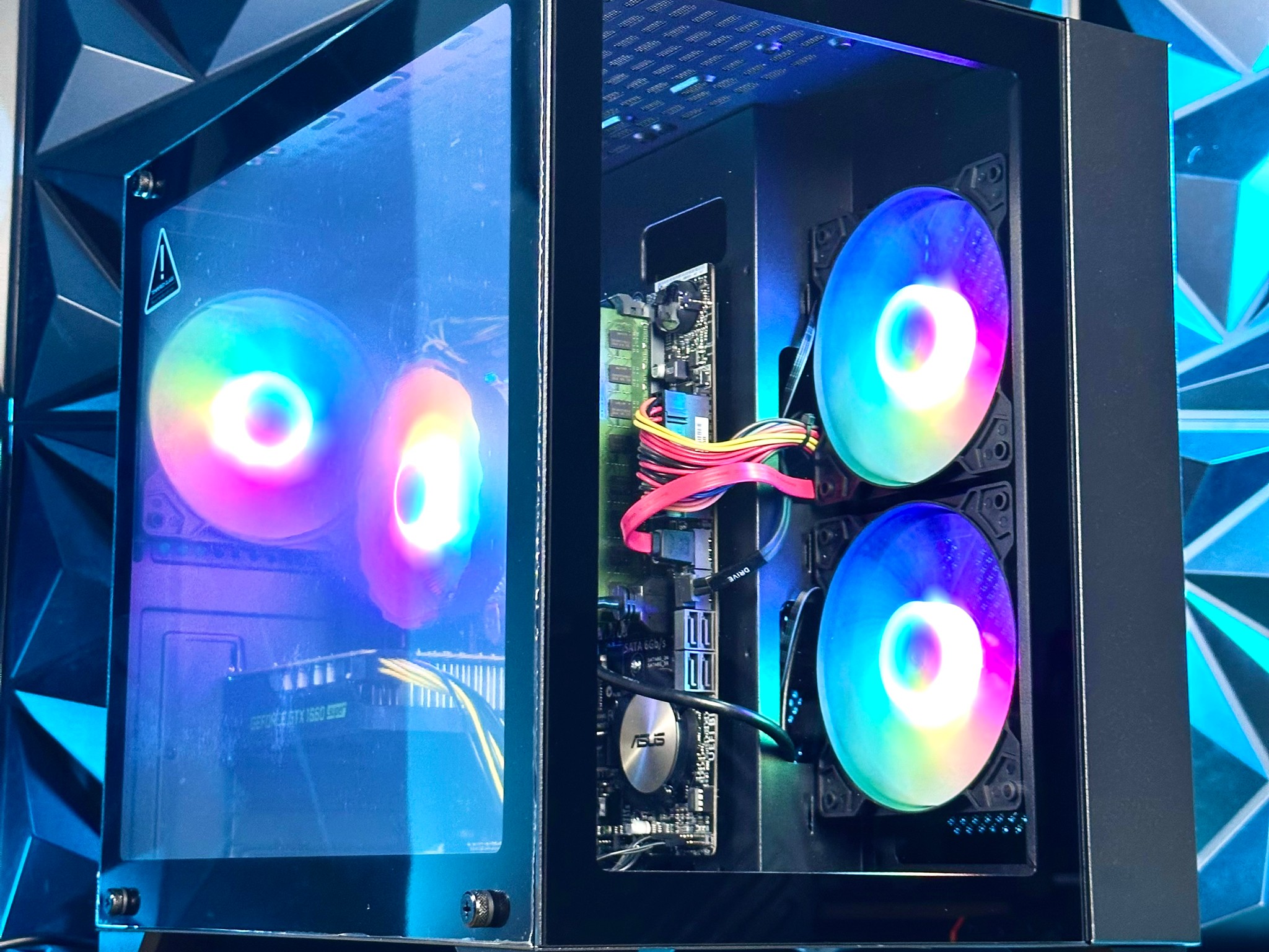 🔥 Ultimate Dual Tempered Glass Super Budget Gaming PC – Intel i5, 8GB RAM, 500GB, RGB Fans