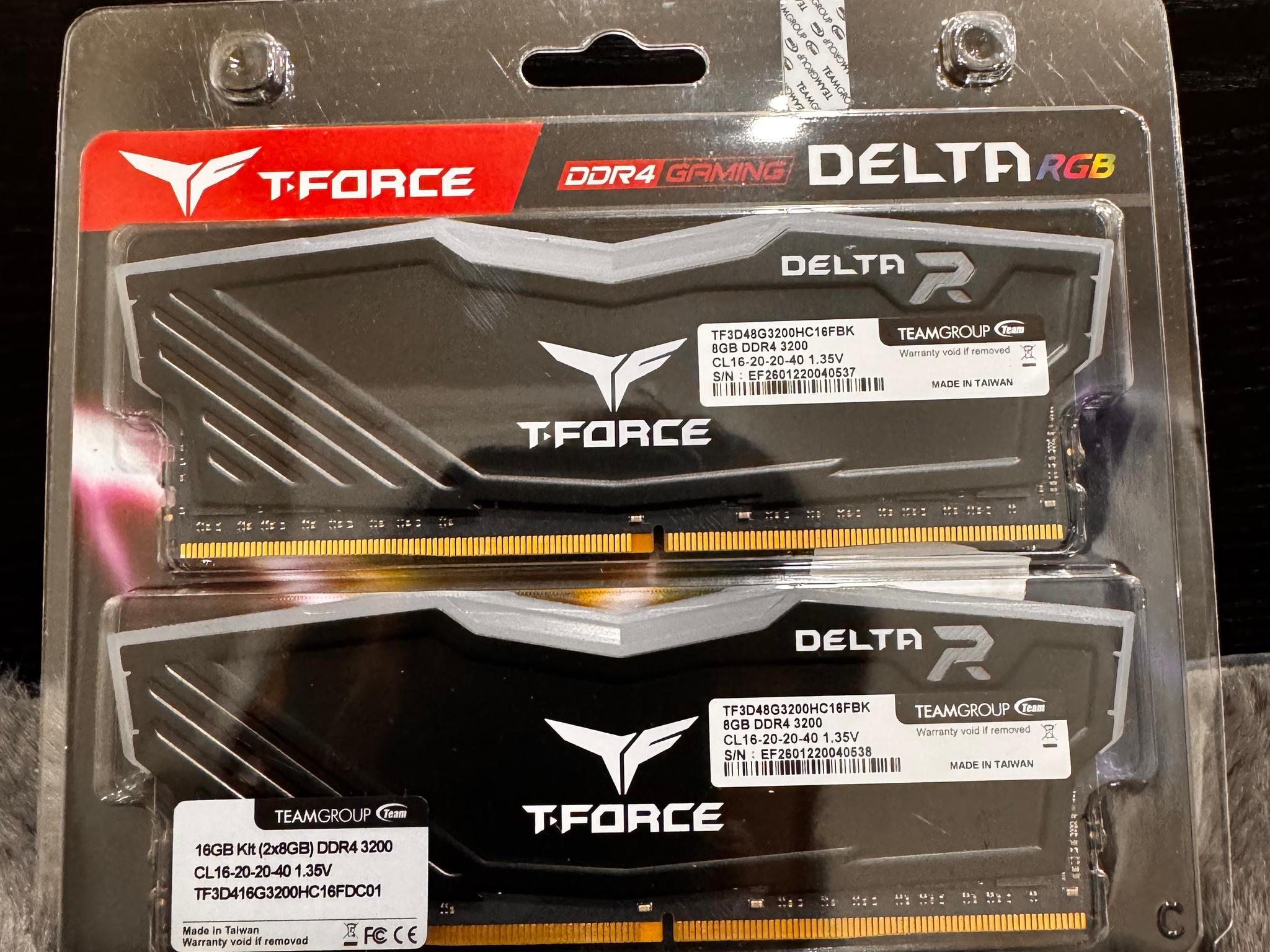 Team group T-force delta RGB 16gb ram ddr4