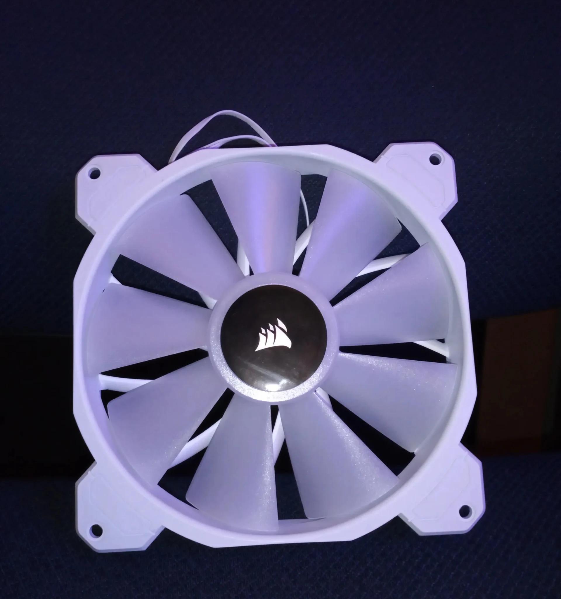 Dual Pack - Corsair iCUE SP140 RGB ELITE Performance 140mm White PWM Fans