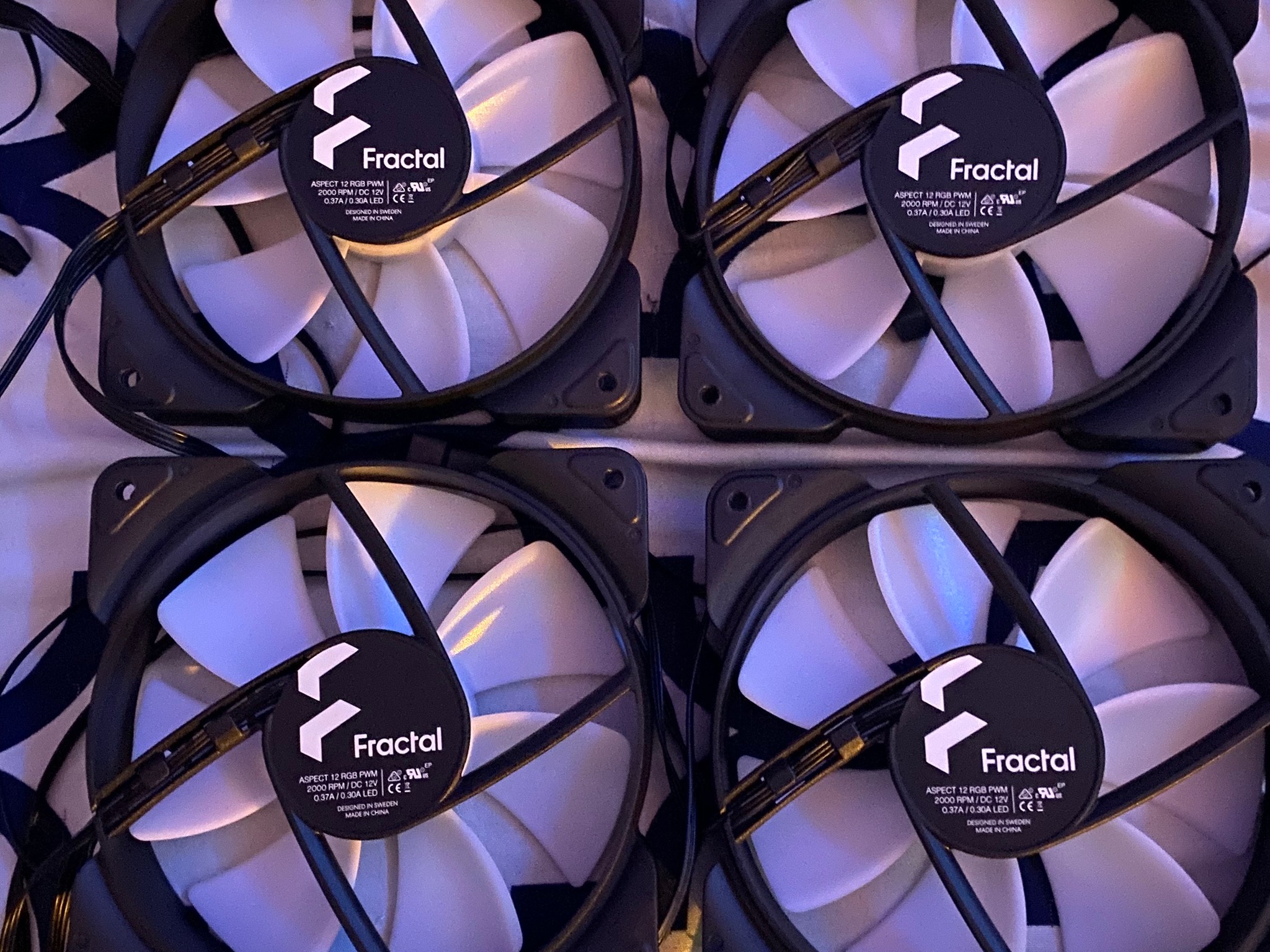 Fractal Design Aspect 12 RGB Fans - 4 Pack