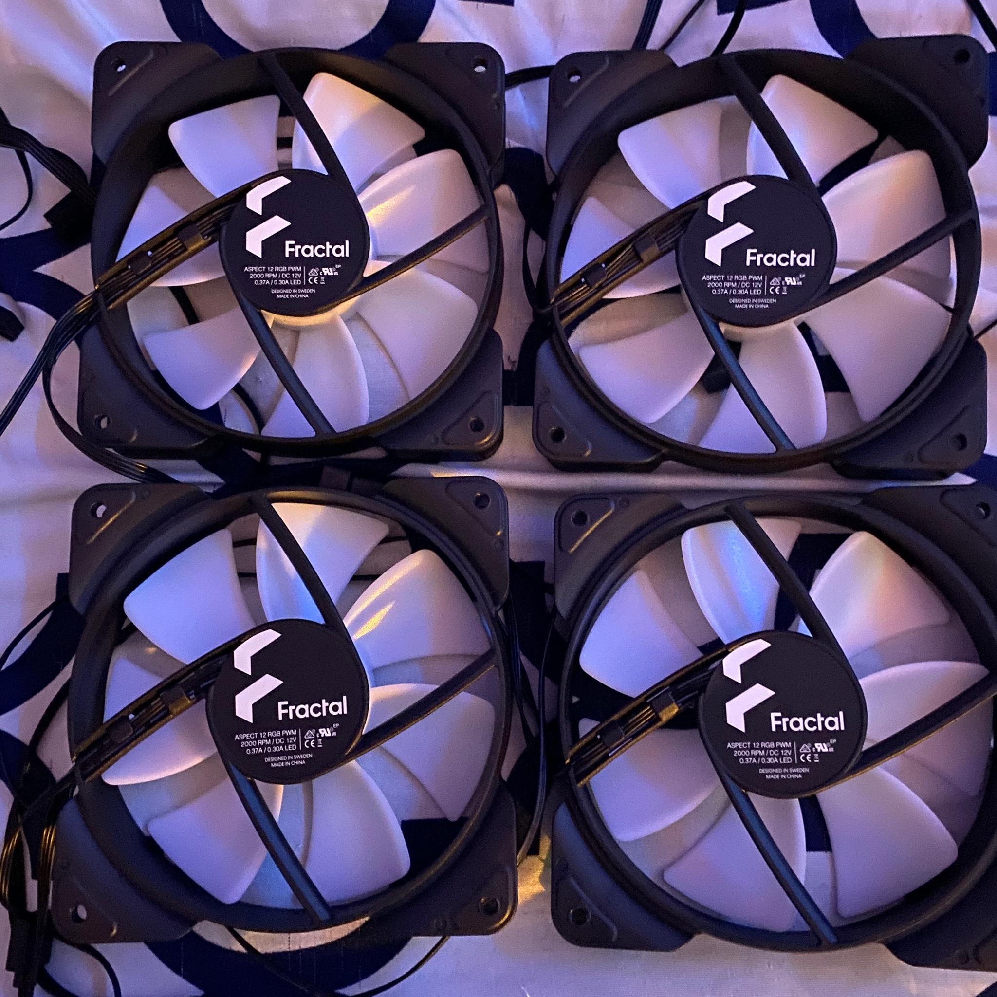 Fractal Design Aspect 12 RGB Fans - 4 Pack