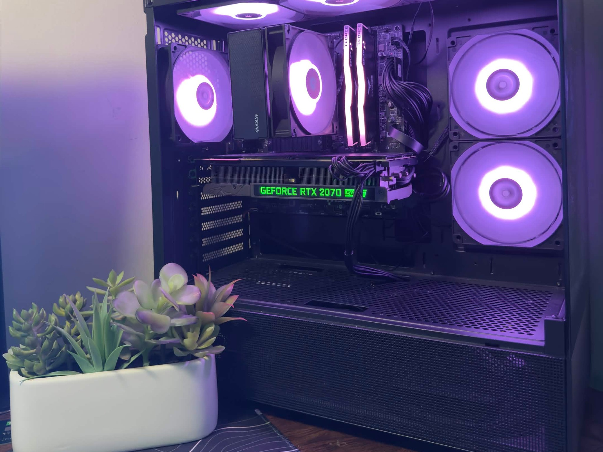 "Value King" Fishtank 1080p Gaming PC - Ryzen 5 5500 | RTX 2070 Super | 16GB DDR4 3200 | WiFi & BT