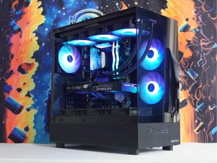 Nvidia msi 3060| Gaming PC | Ryzen 5 5600g|16GB Ram|2TB SSD nvme|Wifi|BT