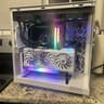 White EZDIY-FAB Vertical GPU Mount