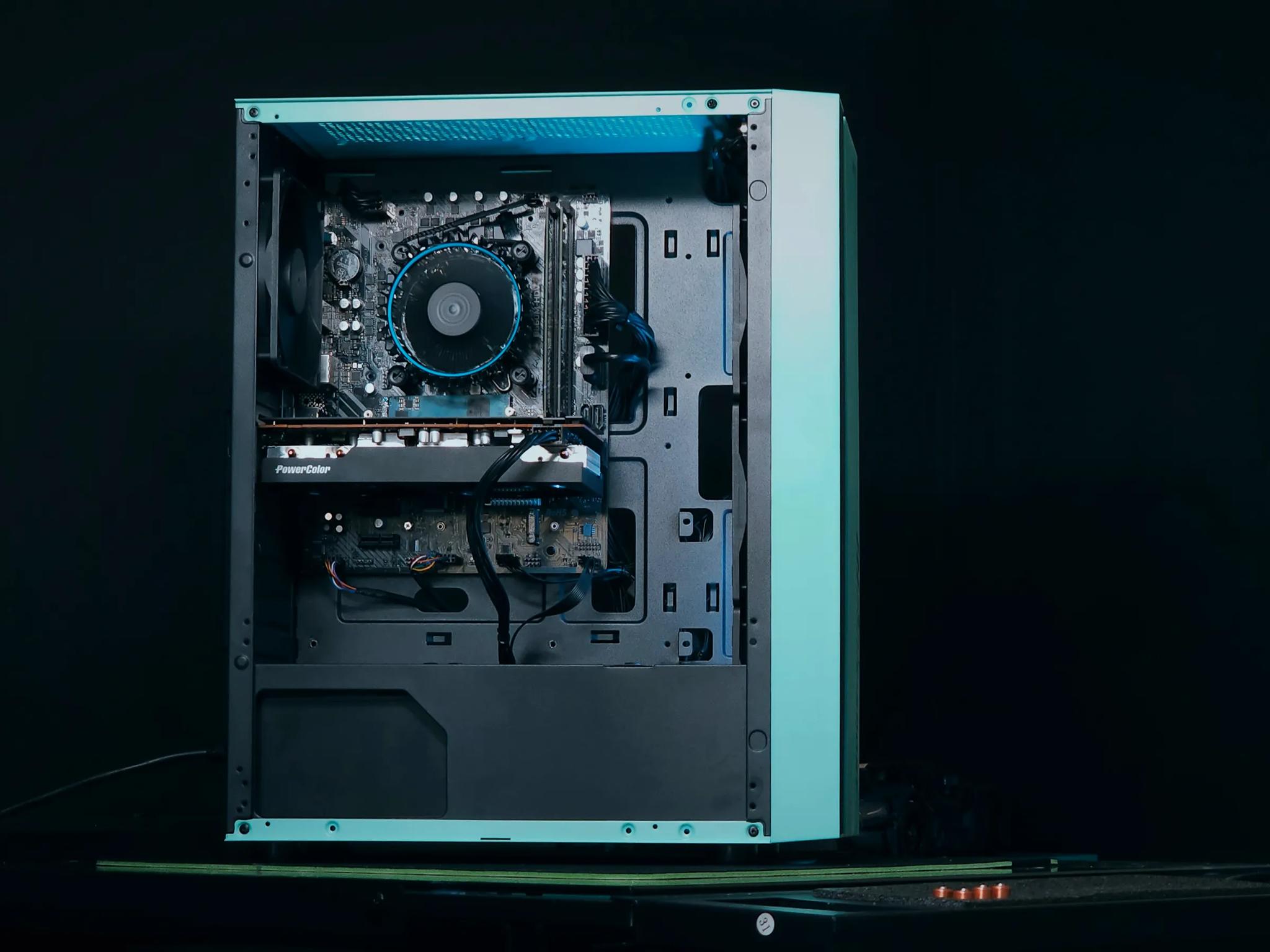 🌊Aqua💠 I5 12600KF/ RX 7600 Gaming PC Computer