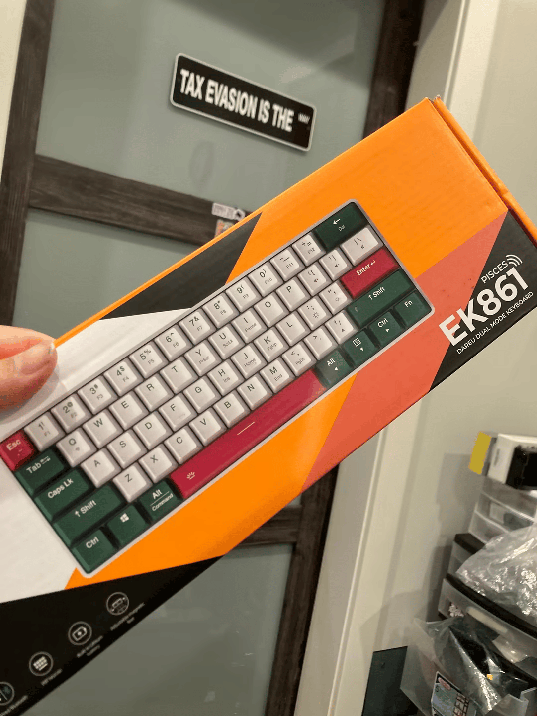 Ek861 60% Red Switches