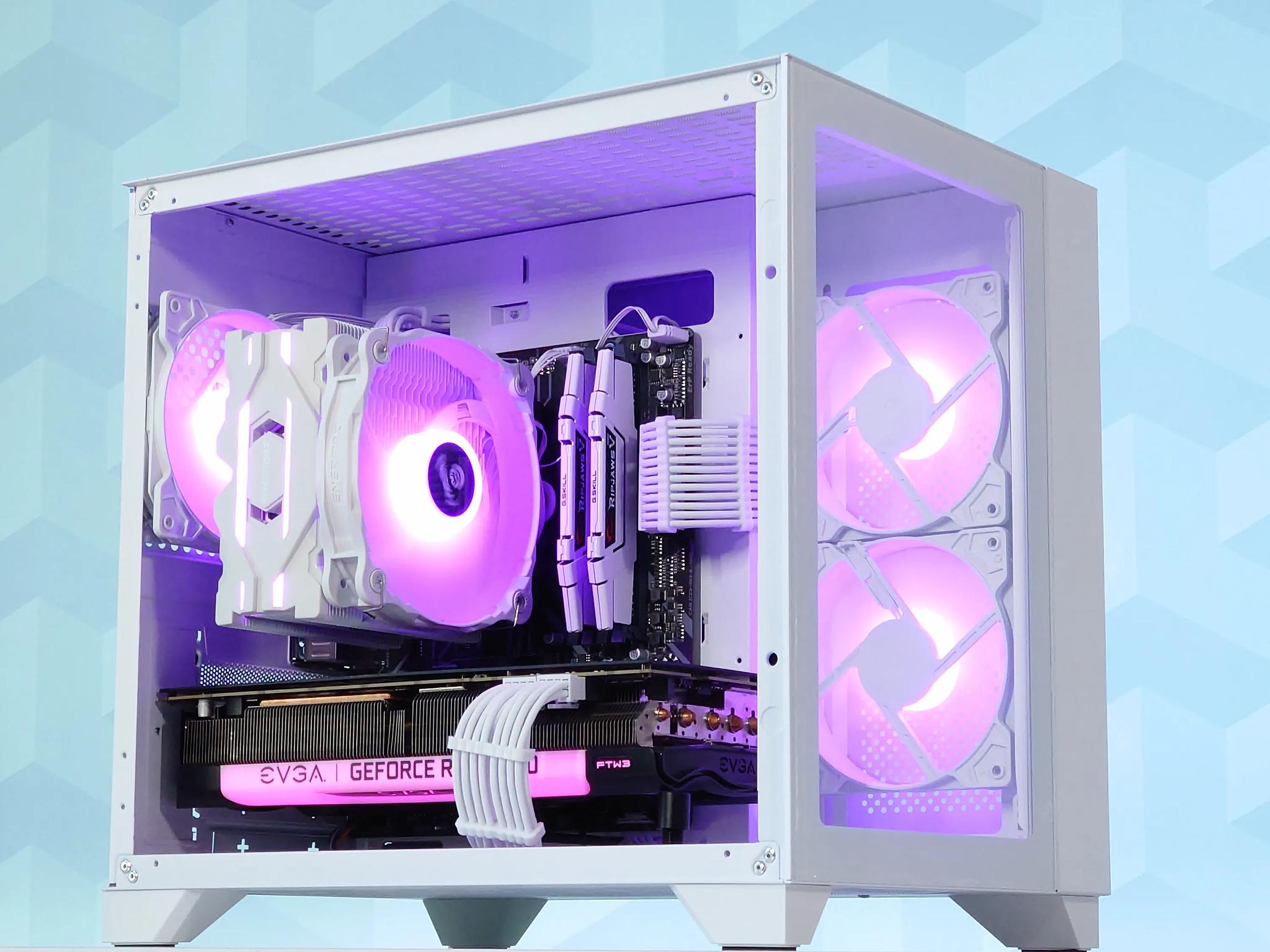 💚🤍Gaming PC❇️Nvidia RTX 3070 8GB❇️AMD Ryzen 5 5600 6-Core❇️32GB DDR4❇️1TB SSD