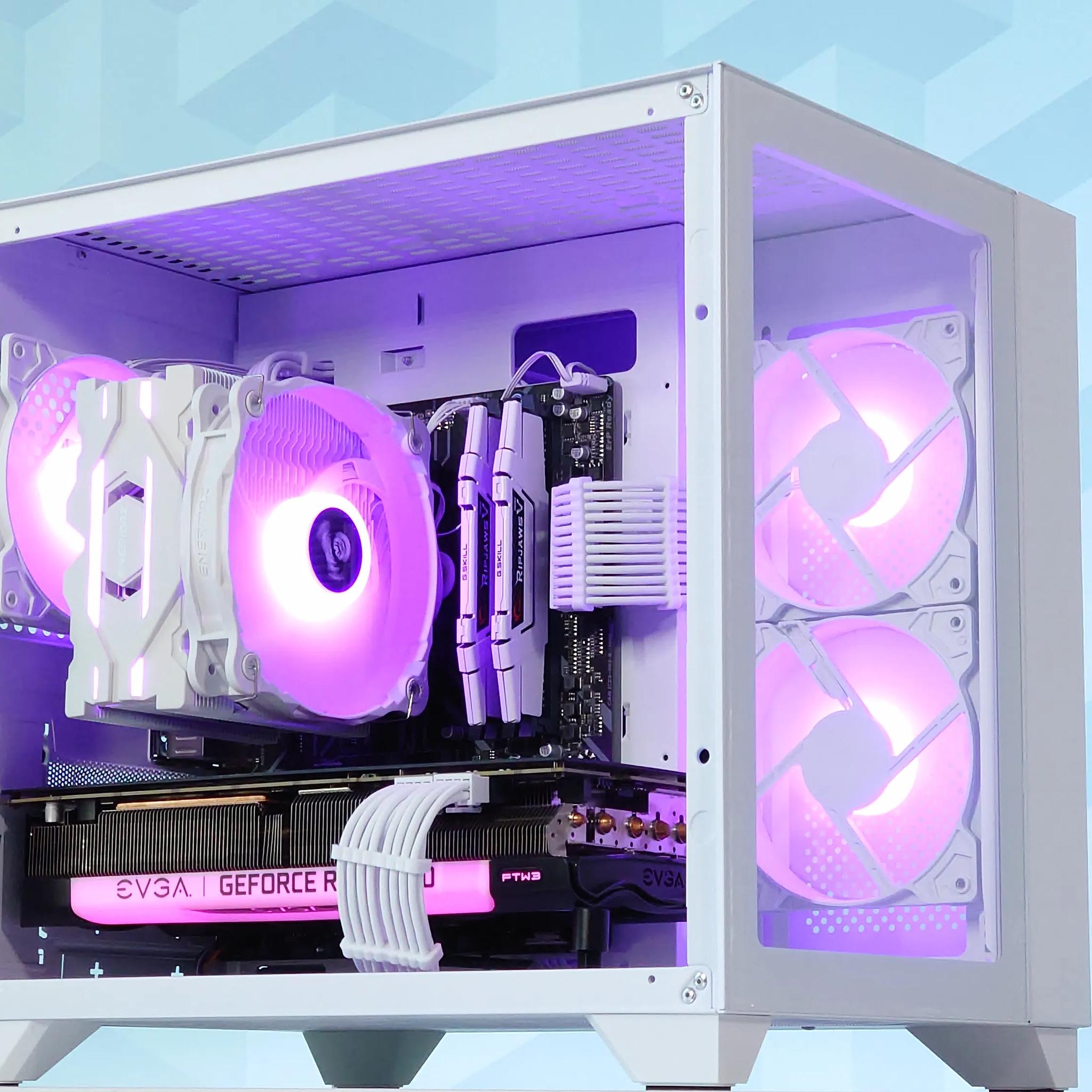 💚🤍Gaming PC❇️Nvidia RTX 3070 8GB❇️AMD Ryzen 5 5600 6-Core❇️32GB DDR4❇️1TB SSD
