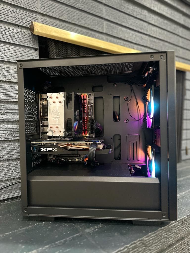 Intel i5/RX 570, 16GB RAM, 240+1TB SSD, 500W Budget Static RGB Gaming PC