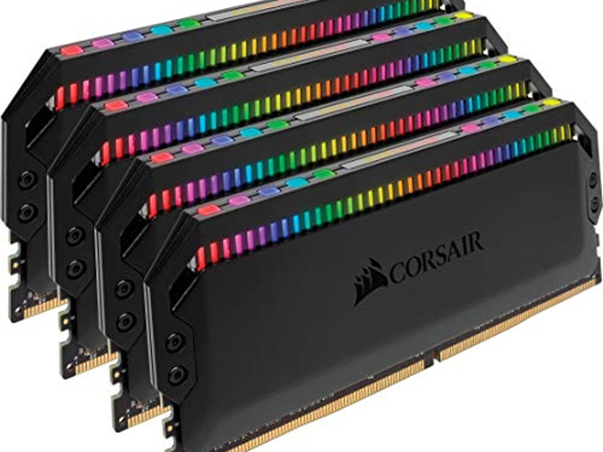 DOMINATOR® PLATINUM RGB 64GB (4 x 16GB) DDR4 DRAM 3200MHz C16 Memory Kit