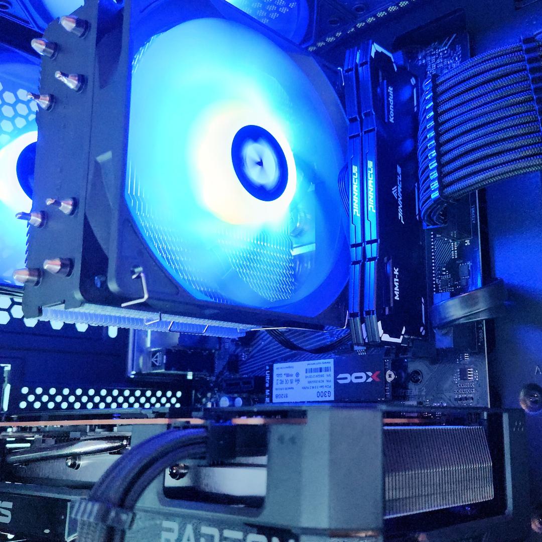 🚨BLACK FRIDAY🚨: RX 7600 | Ryzen 5500 | 16GB DDR4 RAM | 512GB SSD | 4 Fans | White RGB Gaming PC