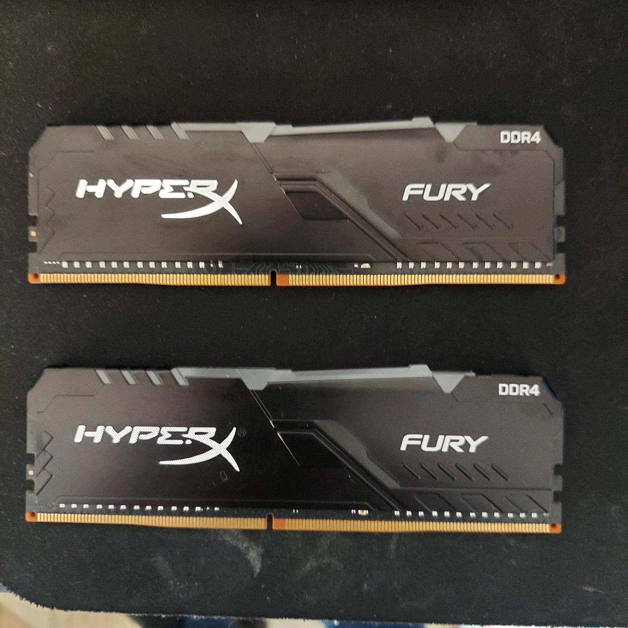 Kingston hyperX fury ddr4 3733mhz 16gb