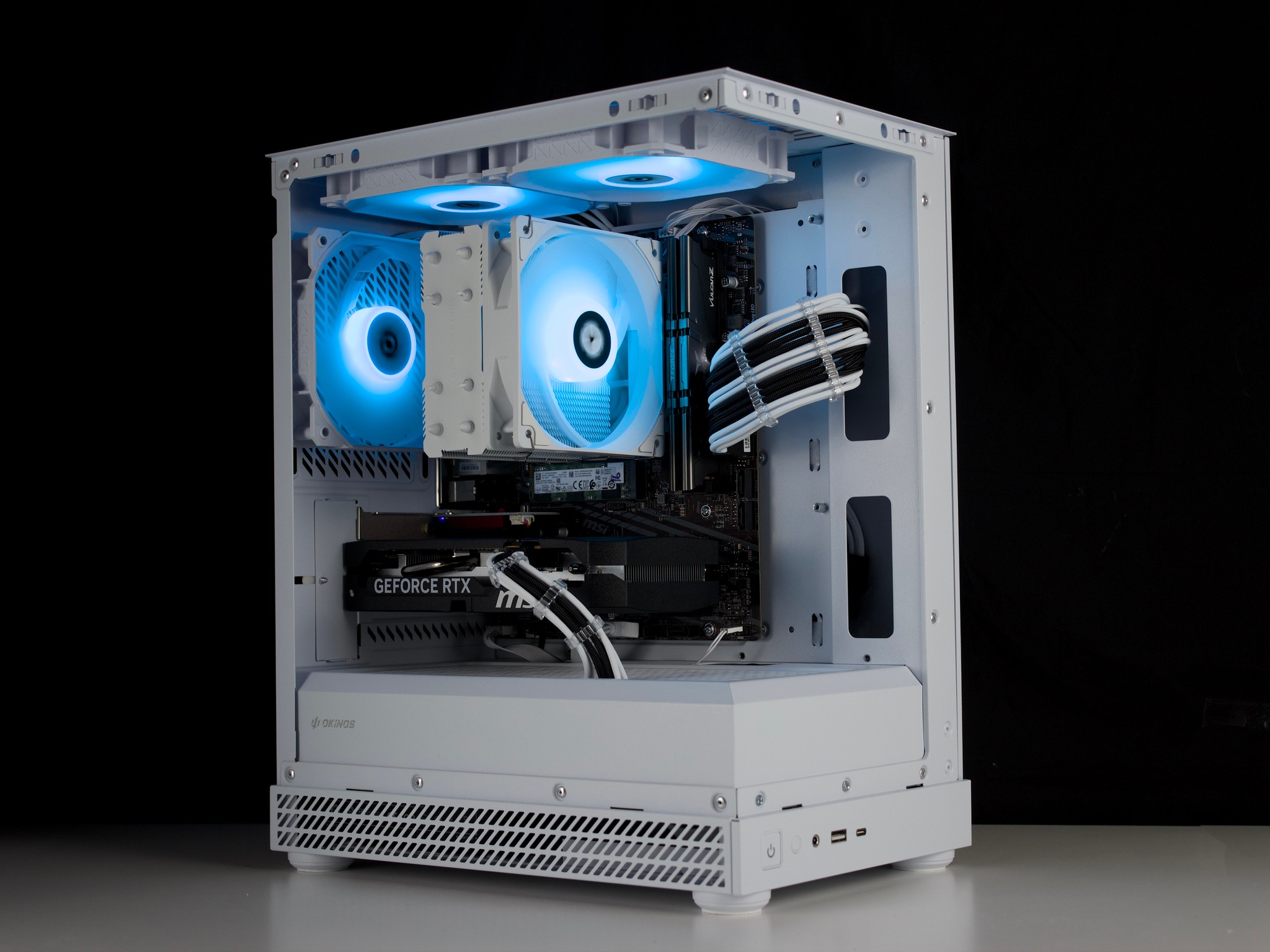 ⚪️ ⚫️ Clean Gaming PC | RTX 5050, Ryzen 5 5500, 16GB RAM, 512GB NVMe SSD | ARGB Control | ⚫️⚪️