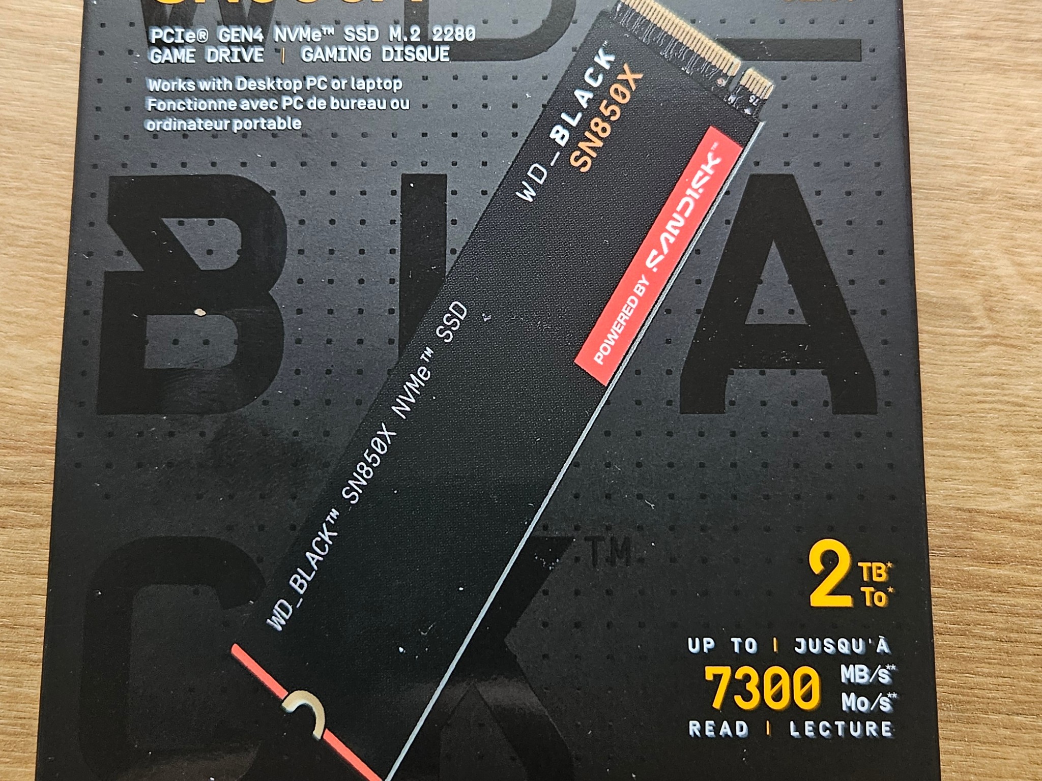 **NEW IN BOX** WD Black SN850X 2TB NVMe