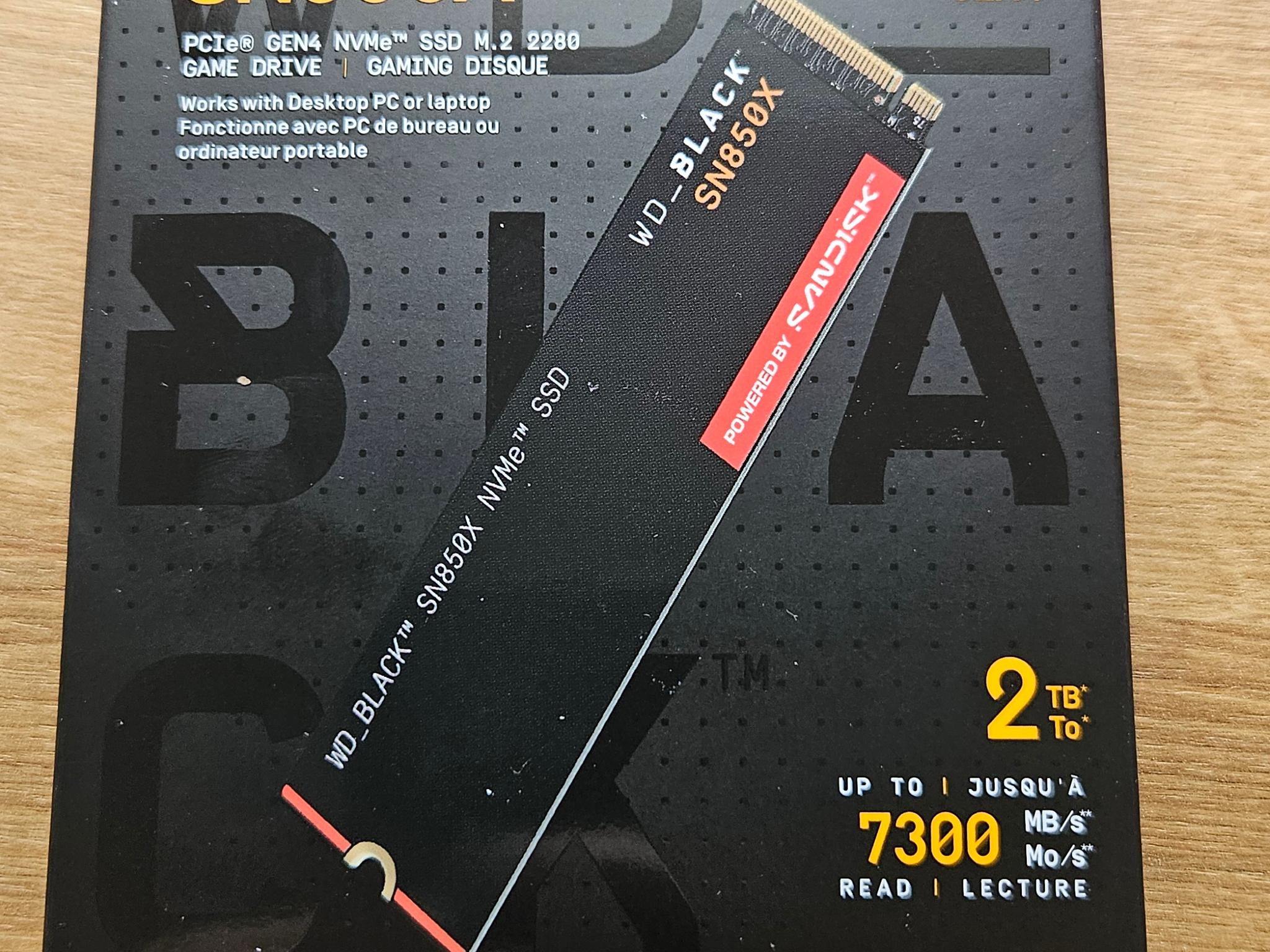 **NEW IN BOX** WD Black SN850X 2TB NVMe
