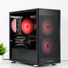 ⚫ Black Gaming PC – RTX 3060 TI, Ryzen 5 3600, 16GB RAM, 500GB SSD - WiFi, BlueTooth ⚫