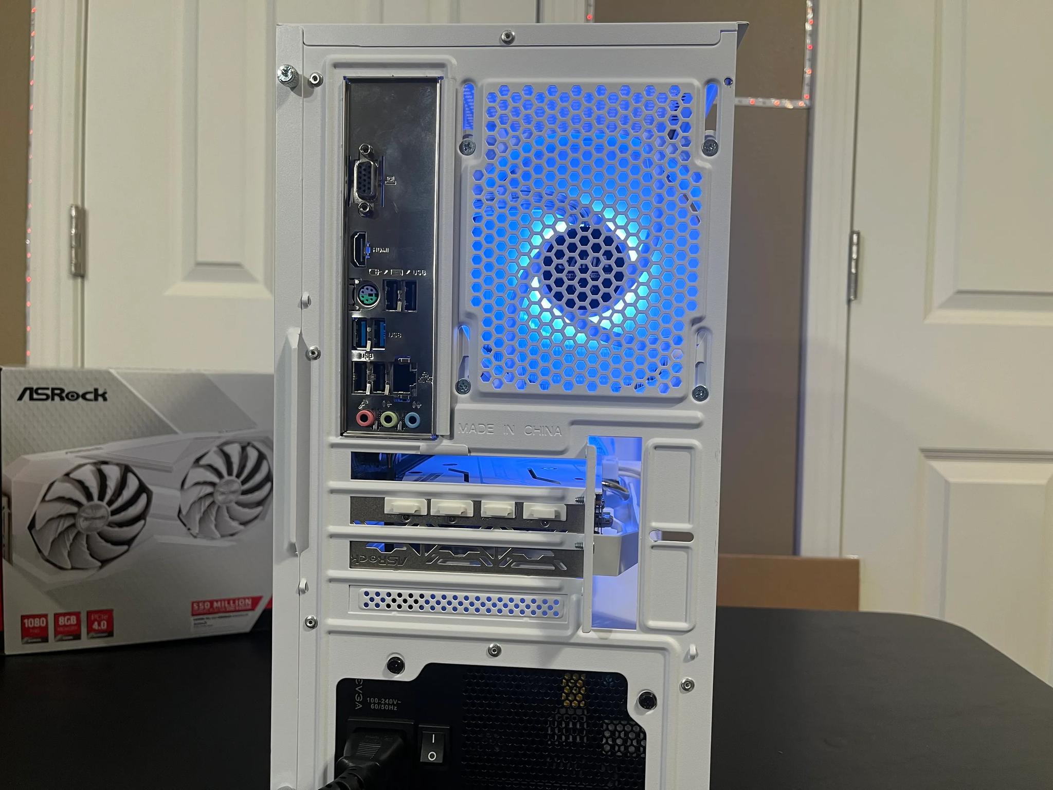 WHITE ARGB PC|RX 6600|INTEL 12TH GEN|16GB RAM|500GB SSD