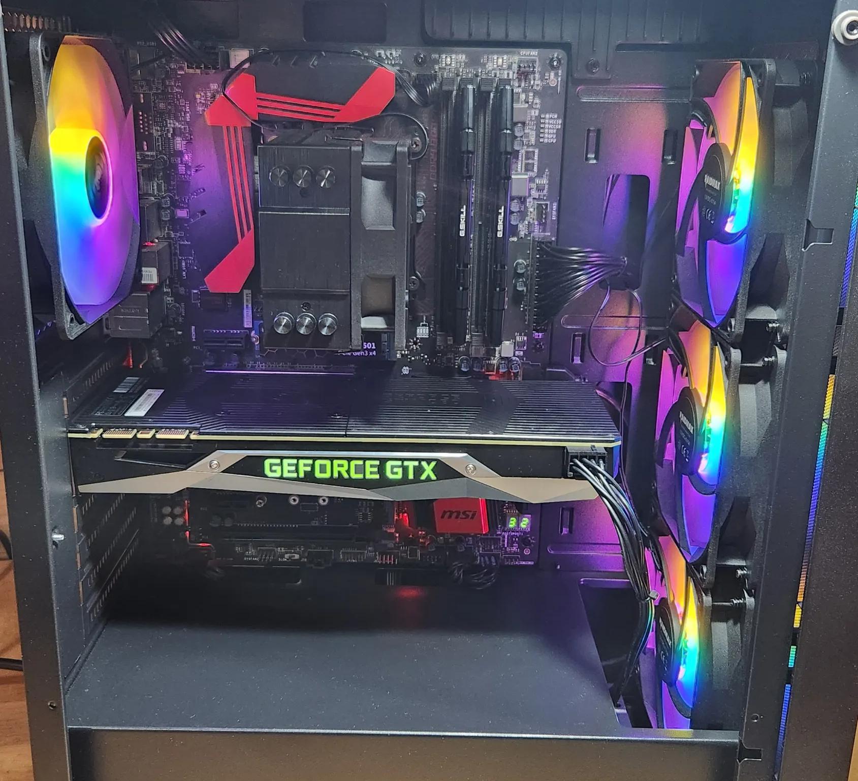 BUDGET GAMING PC GTX 1080, i7 6700, 512GB m.2, 16gb RAM