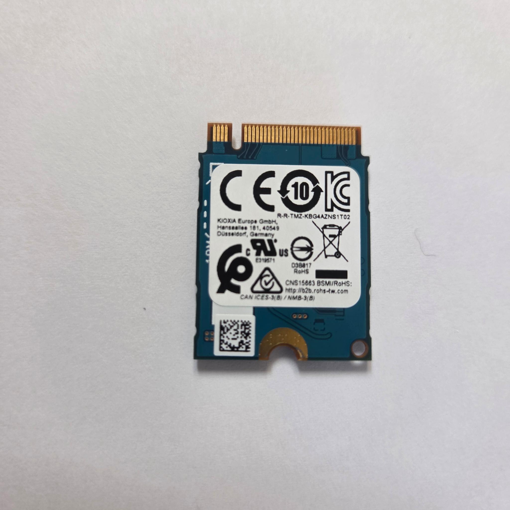 Kioxia 256GB M.2 2230 NVMe SSD