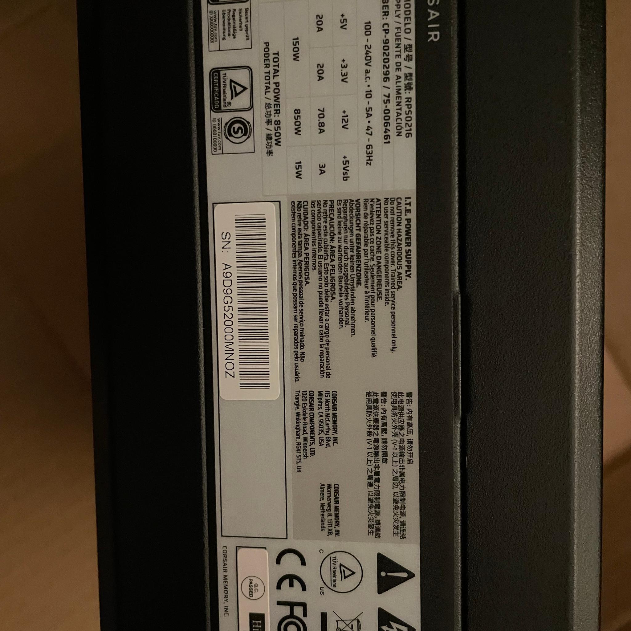 Corsair 850E