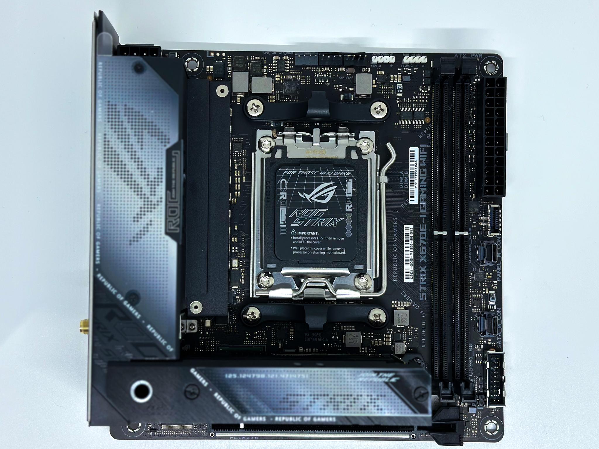 Brand New Asus ROG STRIX X670E-I Gaming WIFI AM5 Mini-ITX Motherboard