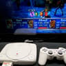 PlayStation PSOne Retro Console Dual Shock Controller + Memory Card