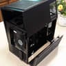 Silverstone Technology Micro-ATX, Mini-ITX Mini-Tower Computer Case, Black Steel SG09B