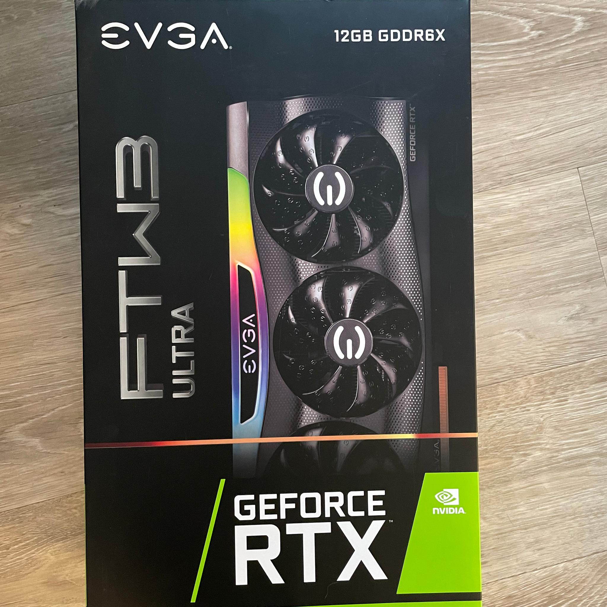 EVGA GeForce RTX 3080 FTW3 Ultra Gaming, 12G-P5-4877-KL, 12GB GDDR6X - CIB Complete
