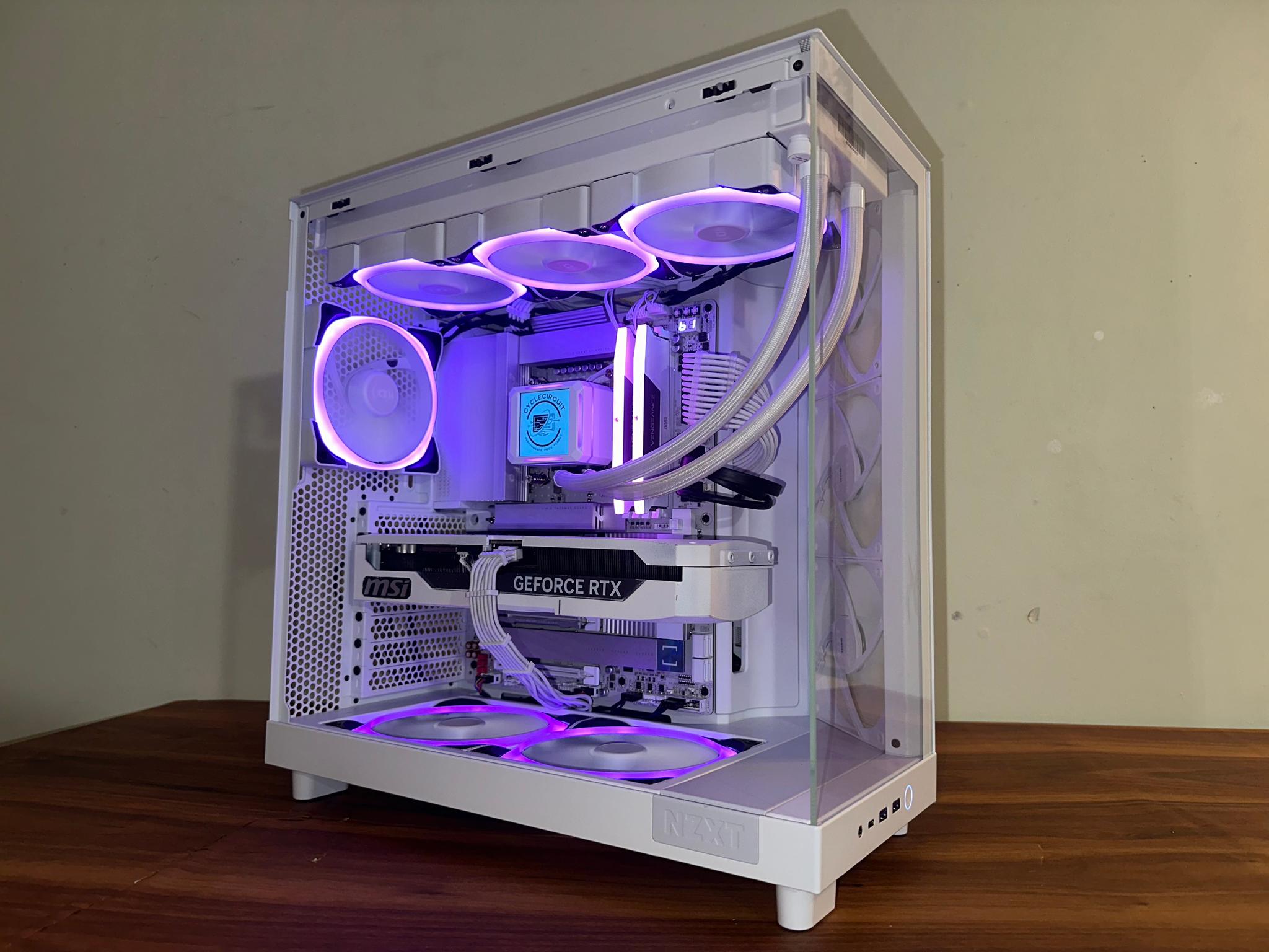 ❄️GlacierCore| RTX 5070 Ti | Intel Ultra 7 | 32GB DDR5 6000MHz | 2TB SSD | NZXT H6 Elite LCD Display
