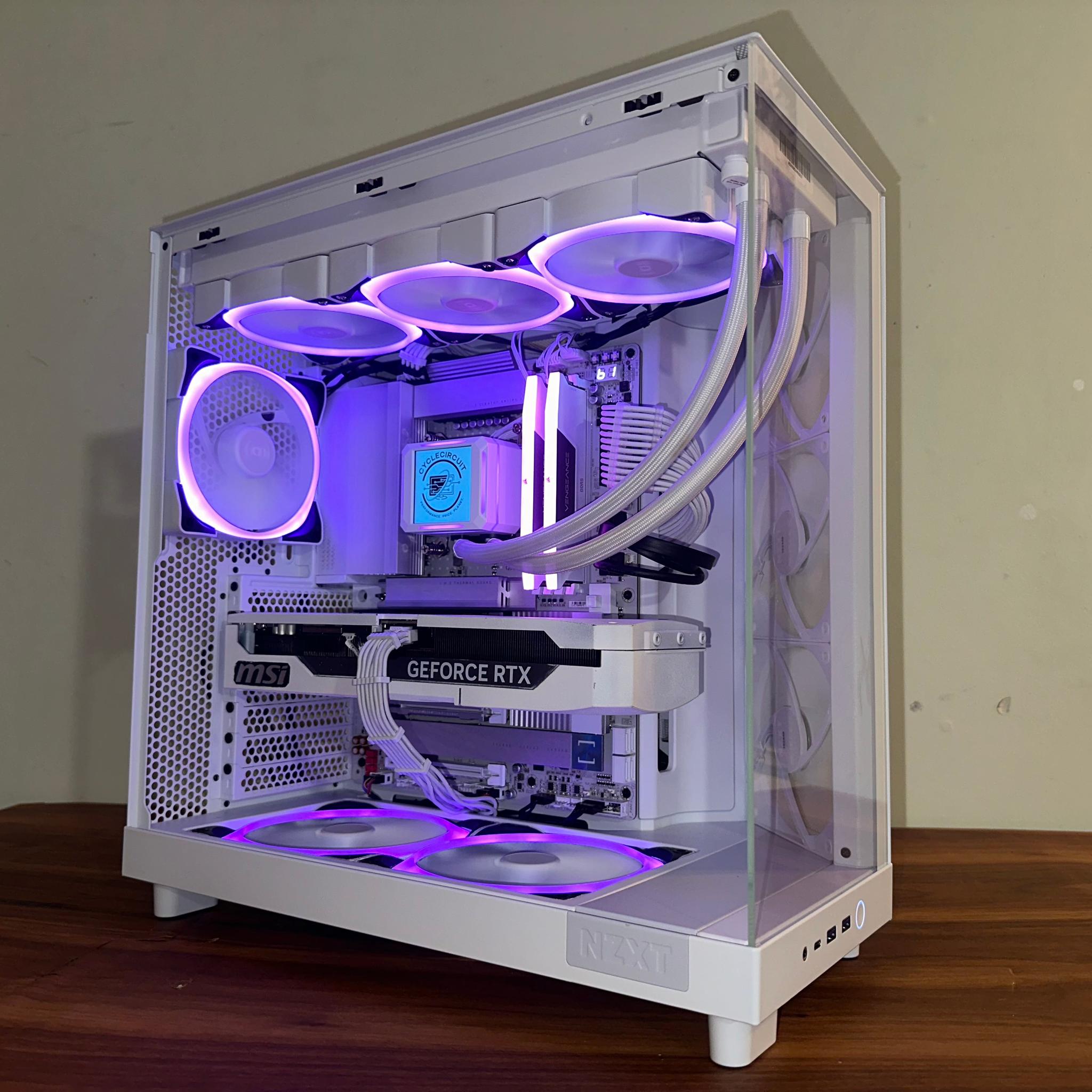 ❄️GlacierCore| RTX 5070 Ti | Intel Ultra 7 | 32GB DDR5 6000MHz | 2TB SSD | NZXT H6 Elite LCD Display