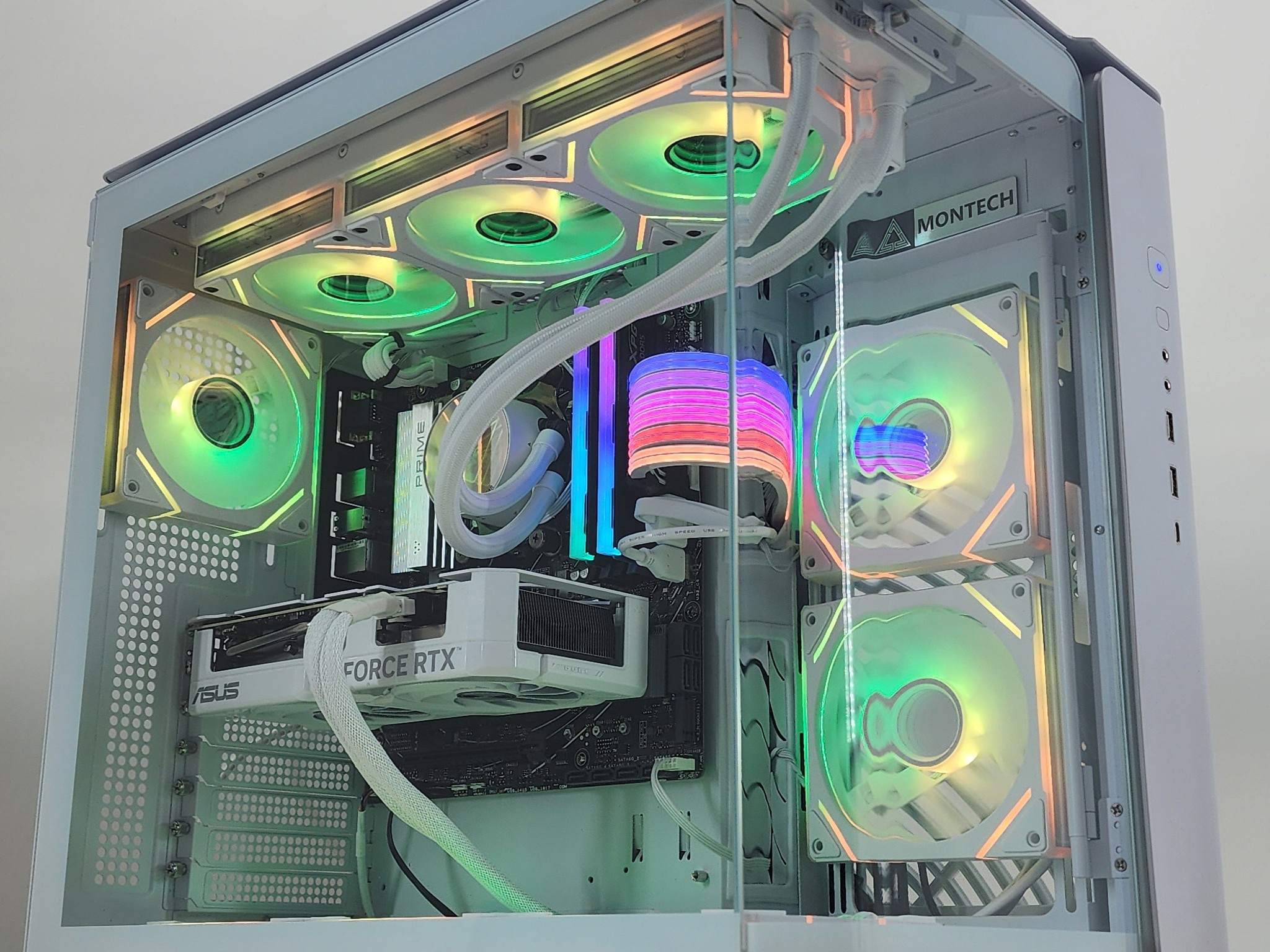 Gaming PC Ryzen 7 7800X3D 32GB RAM 1TB SSD RTX 4070 SUPER 12GB Windows 11 Computer