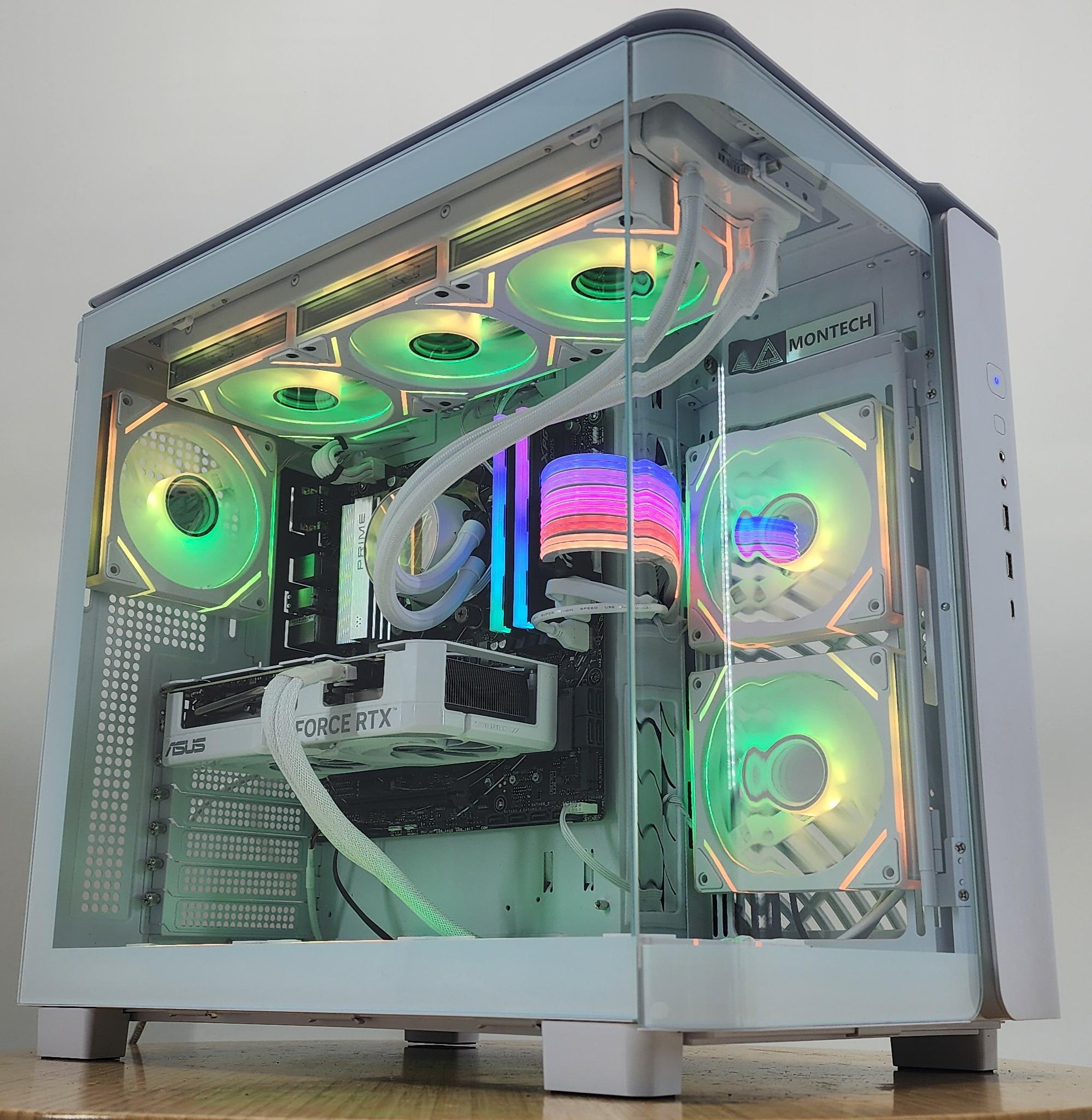 Gaming PC Ryzen 7 7800X3D 32GB RAM 1TB SSD RTX 4070 SUPER 12GB Windows 11 Computer
