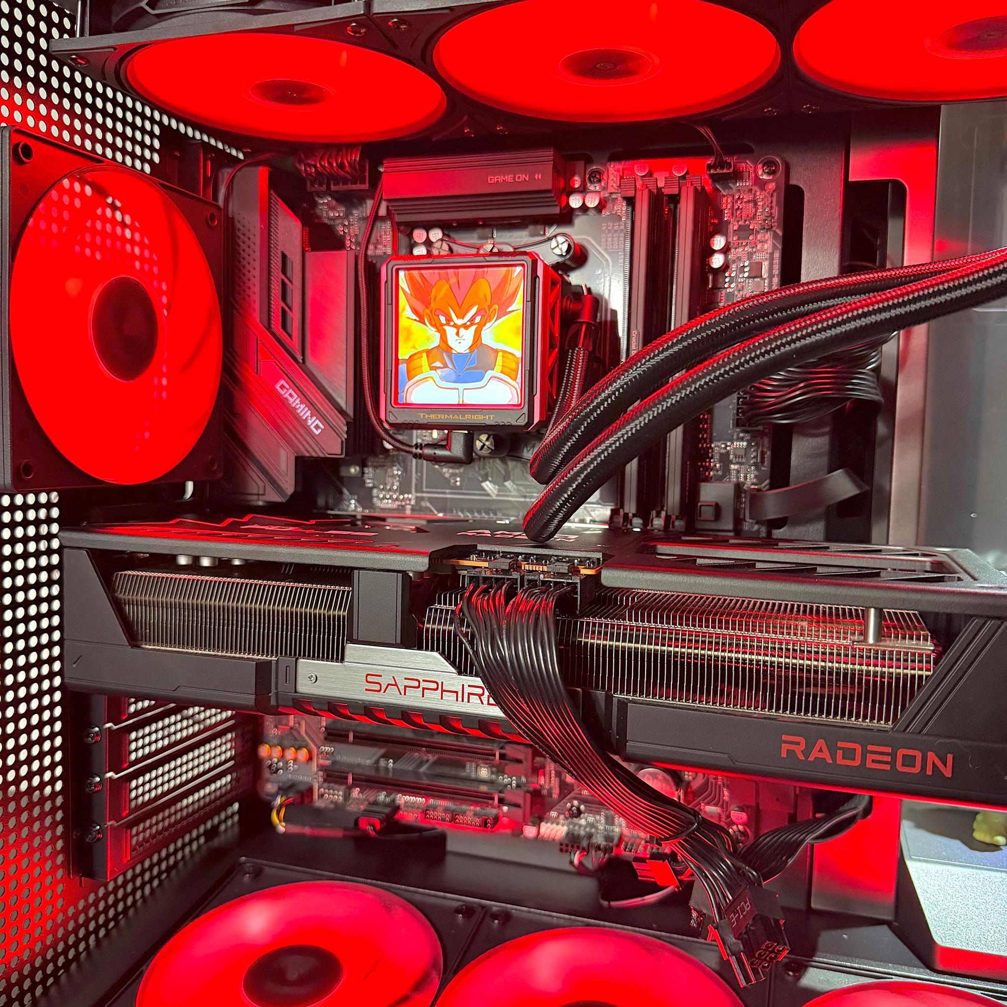 Insane 7800X3D | 9070XT | 48GB DDR5 | 2TB M.2 | LCD Screen AIO Cooler Gaming PC