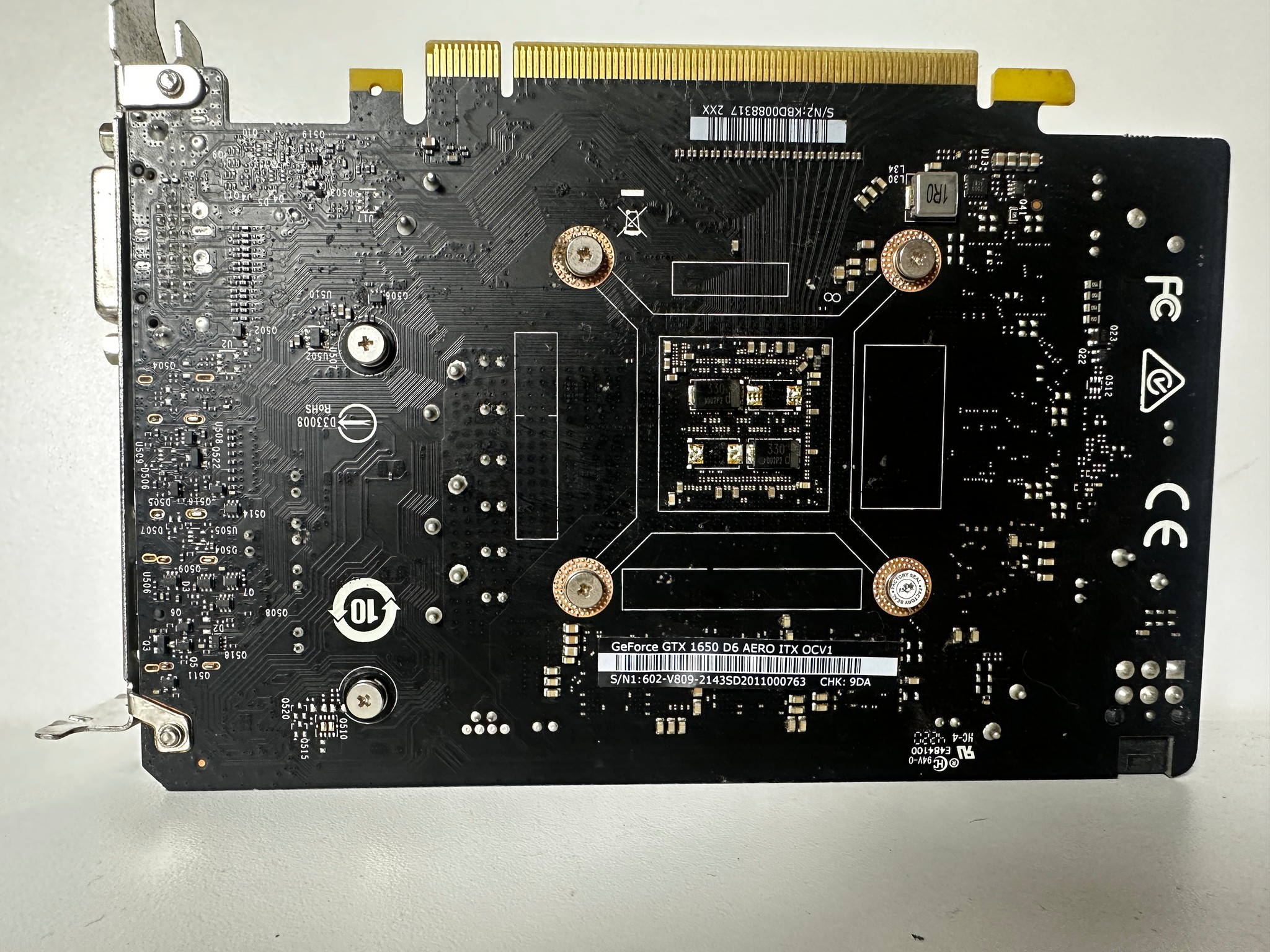 MSI GTX 1650 D6 AERO ITX OCV1 - 4GB GDDR6