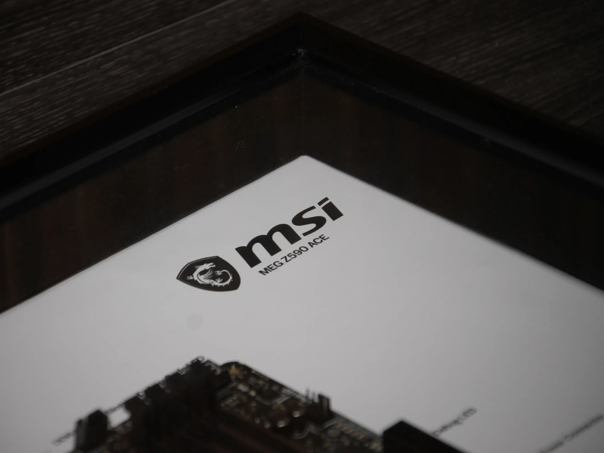 MSI MEG Z590 ACE // Framed Motherboard Wall Art