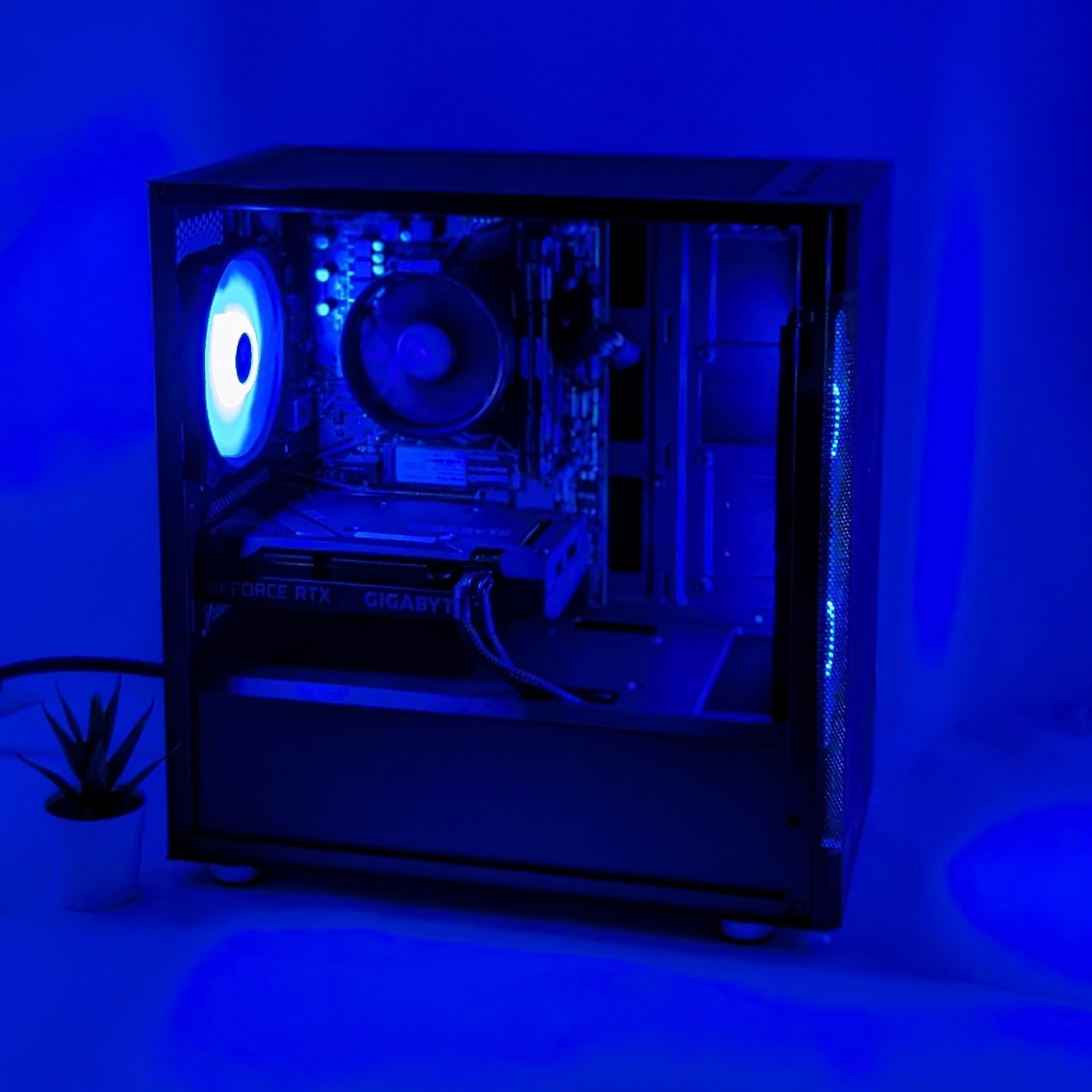 Sleek RTX Whisperer | RTX 3060 | Ryzen 5 5500 | 16gb RAM | TEAMGROUP MP34 1 TB M.2 NVMe SSD
