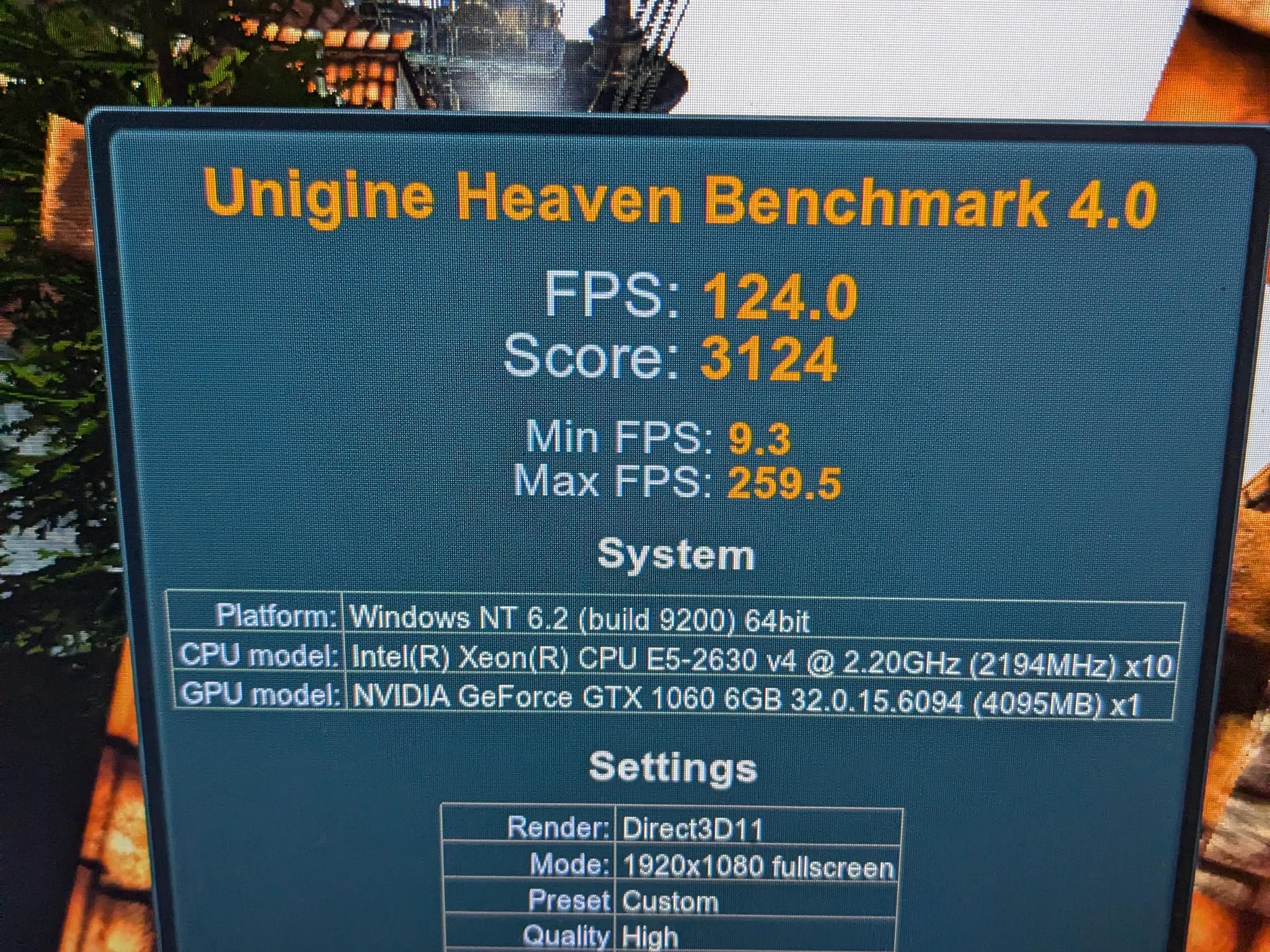 10 Core Xeon, 16GB DDR4, GTX 1060 6GB, 512GB SSD, 500W PSU, RGB, Win10